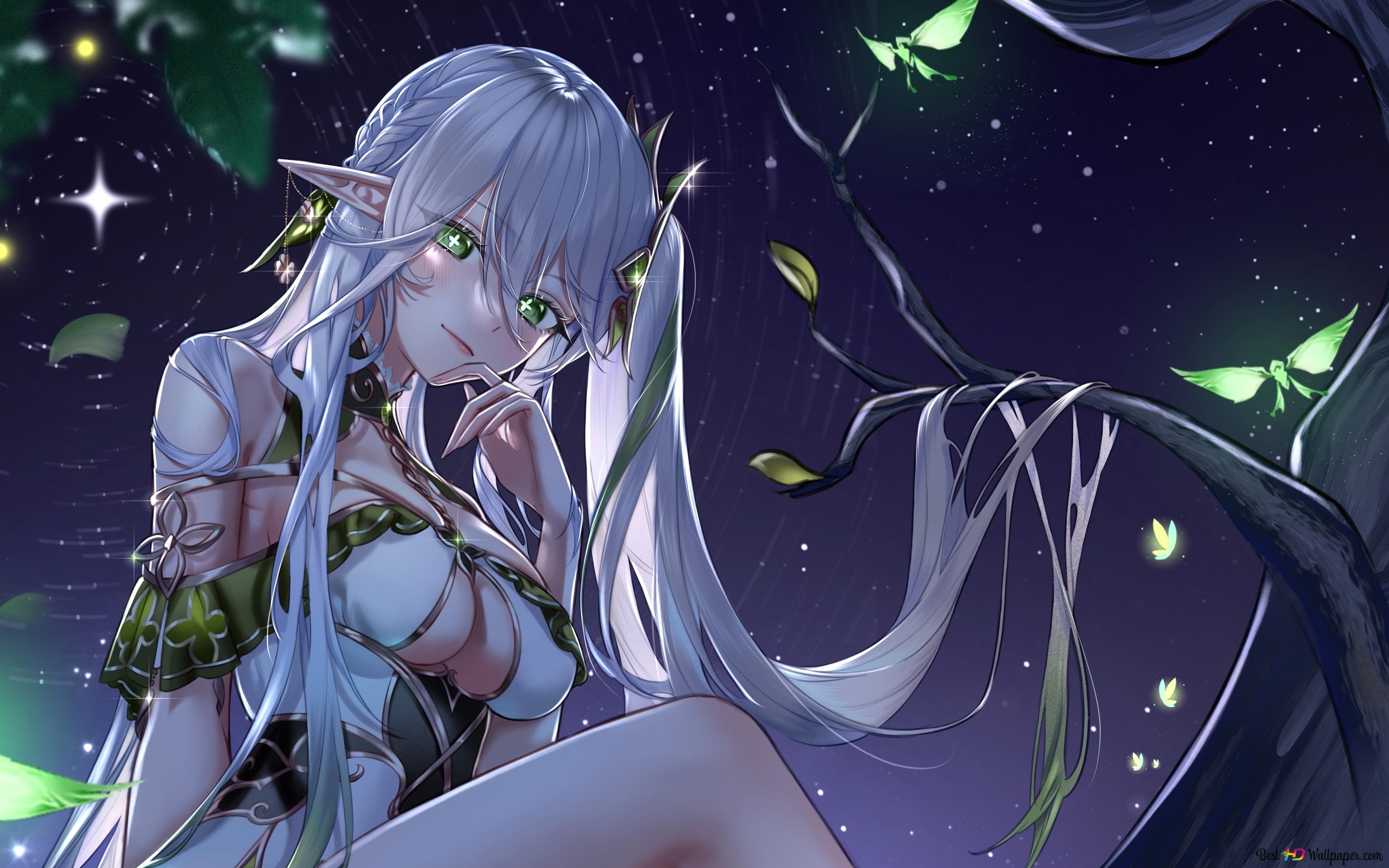 Elf 'Nahida' Impact (Anime Video Game) 8K wallpaper download