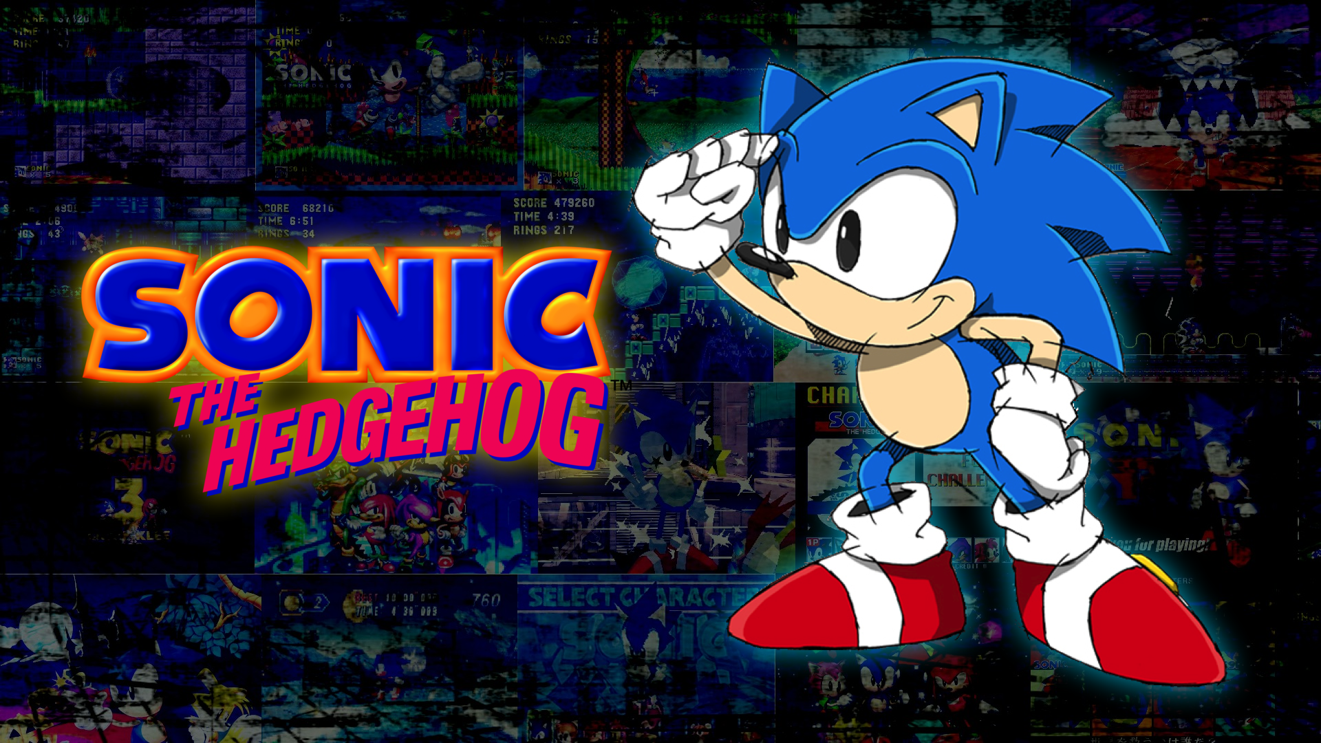 First game I ever owned.  Sonic videos, Classic sonic, Desktop wallpaper  art