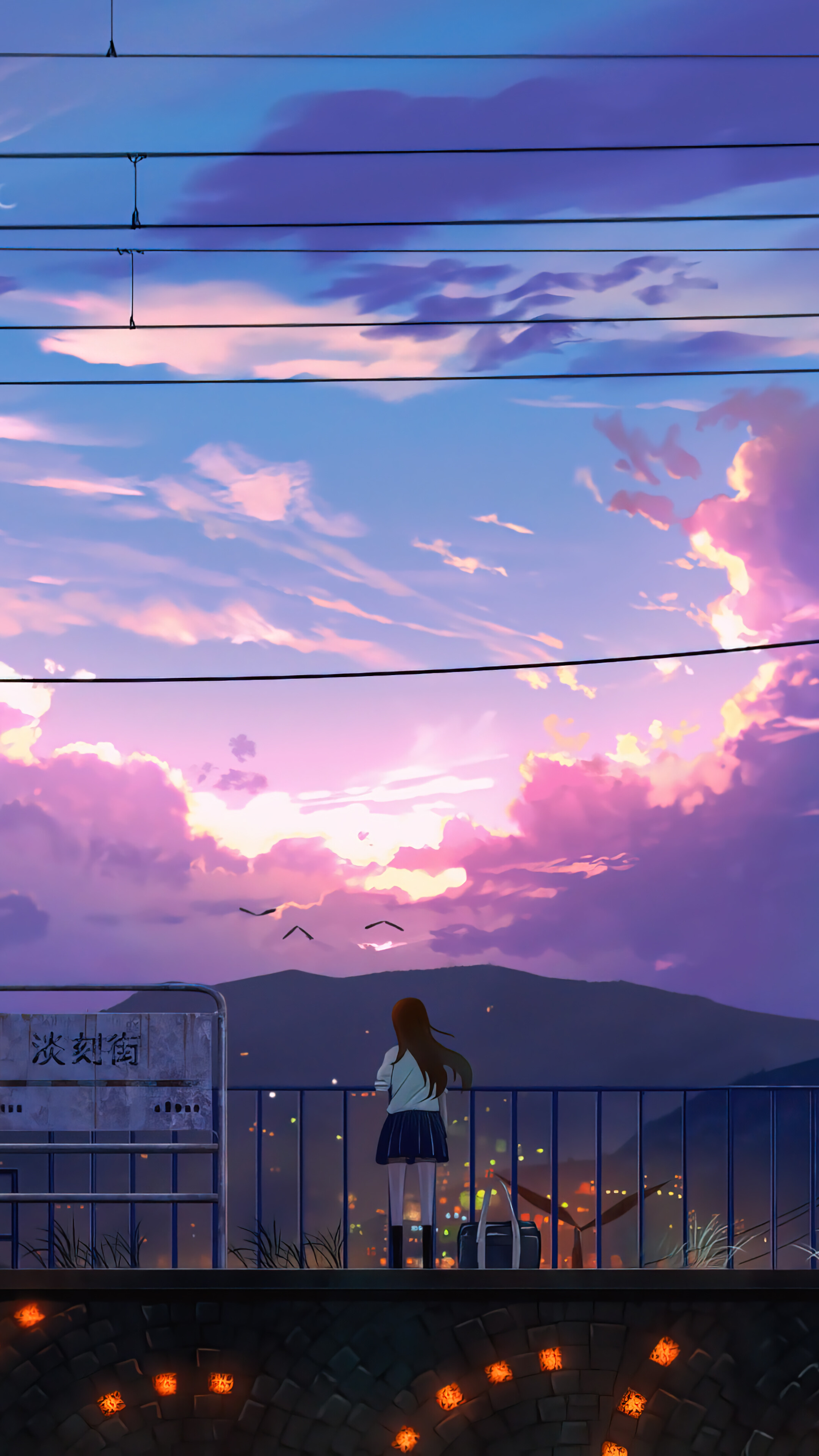 Free download Anime Sunrise Scenery Art Wallpaper iPhone Phone 4K 1440f [2160x3840] for your Desktop, Mobile & Tablet. Explore Anime Sunset 4K Vertical Wallpaper. Anime Wallpaper 4K, 4K Anime