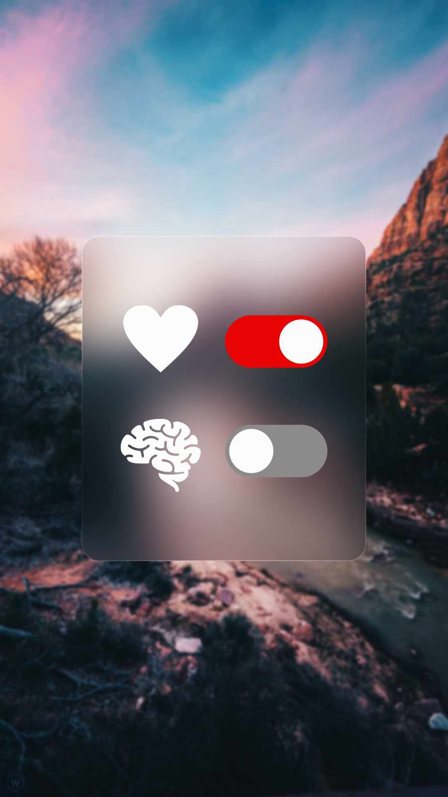 Heart ON Brain OFF IPhone Wallpaper HD Wallpaper, iPhone Wallpaper