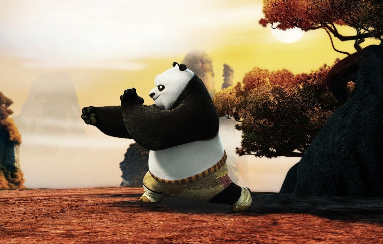 Wallpaper Panda, Cartoon, Kung Fu Panda, Kung Fu Panda image for desktop, section фильмы