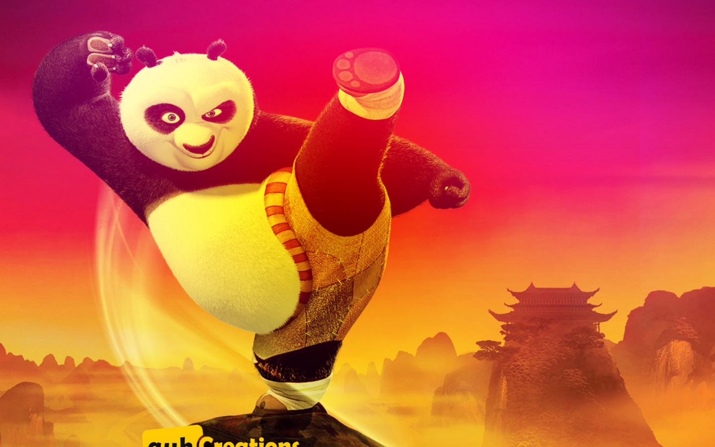Kung Fu Panda 3D desktop PC and Mac wallpaper