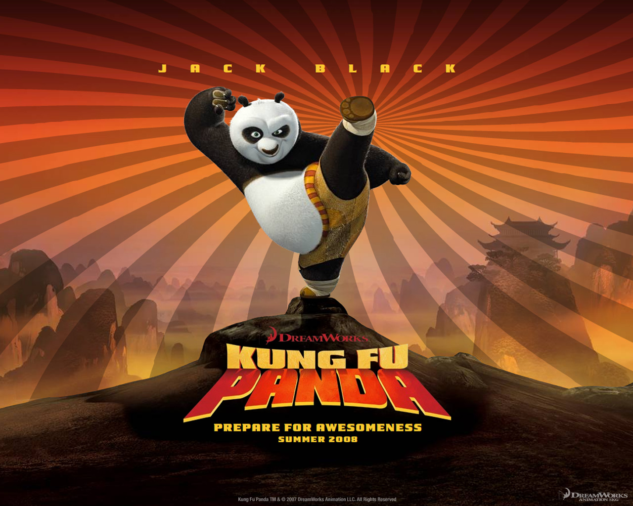 Kung Fu Panda desktop PC and Mac wallpaper