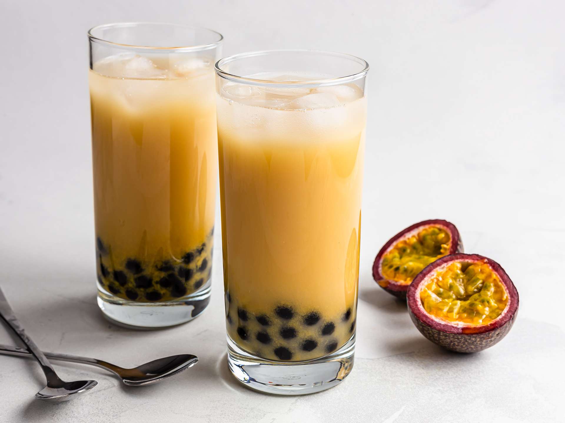 Passion Fruit Bubble Tea (Sugar Free)