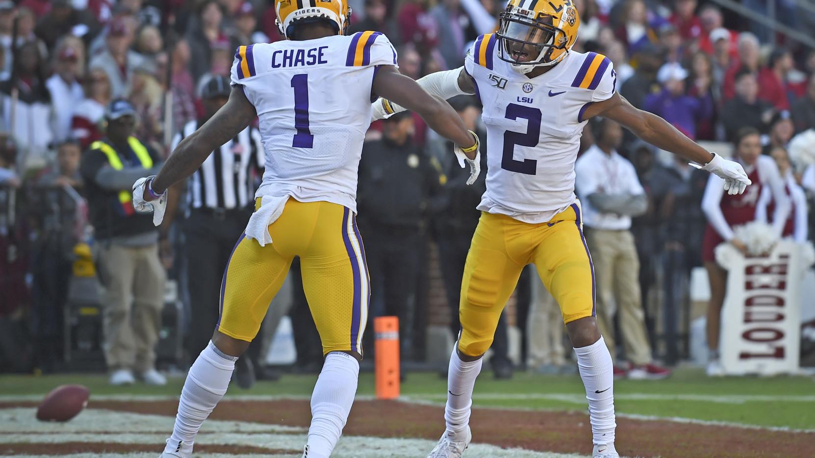 LSU football practice report (Nov. 11): receivers Ja'Marr Chase, Justin Jefferson among absent