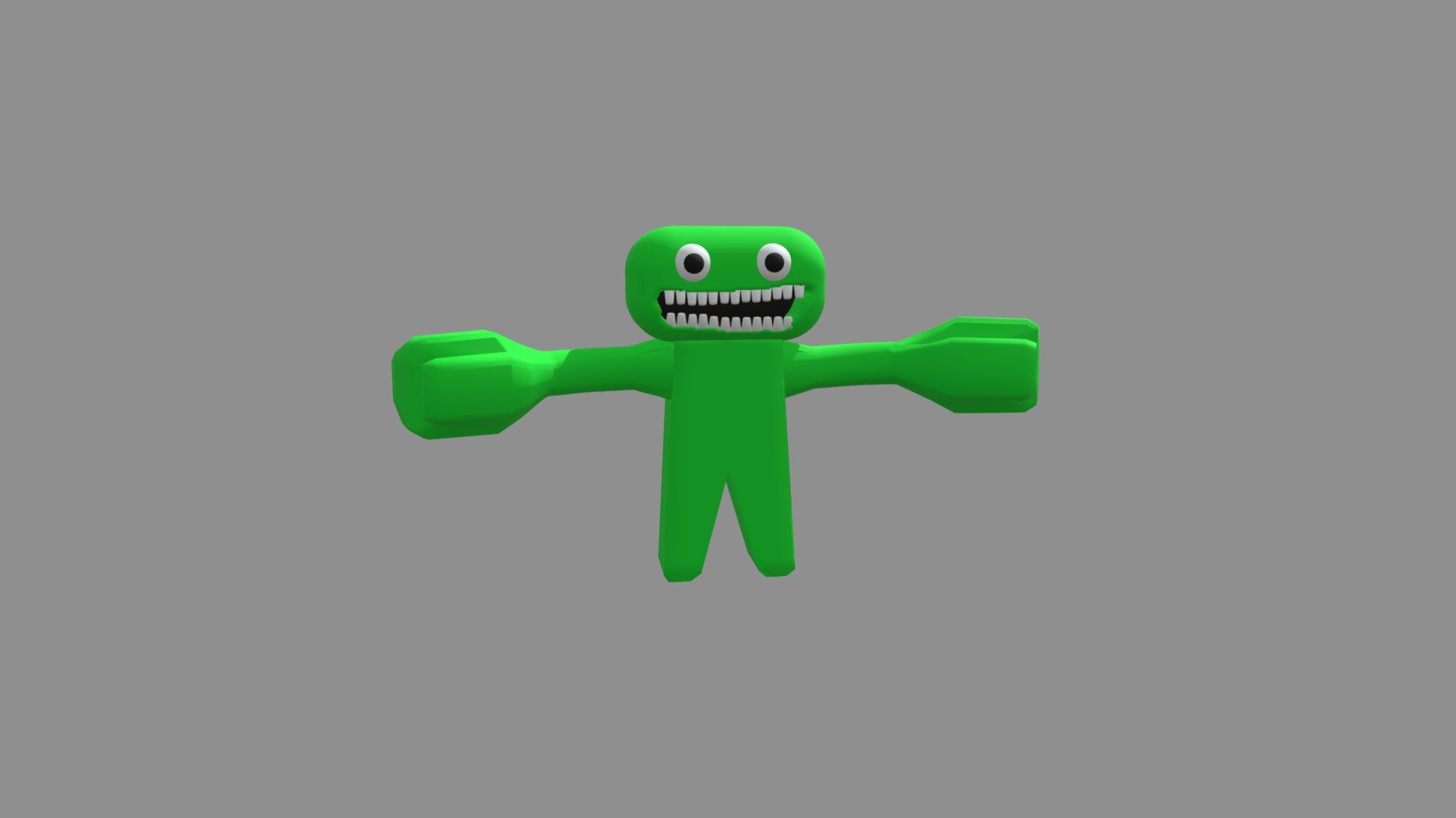 Garten Of Banban Green Monster Jumbo Josh Free 3D model by glebaati [2954e98]