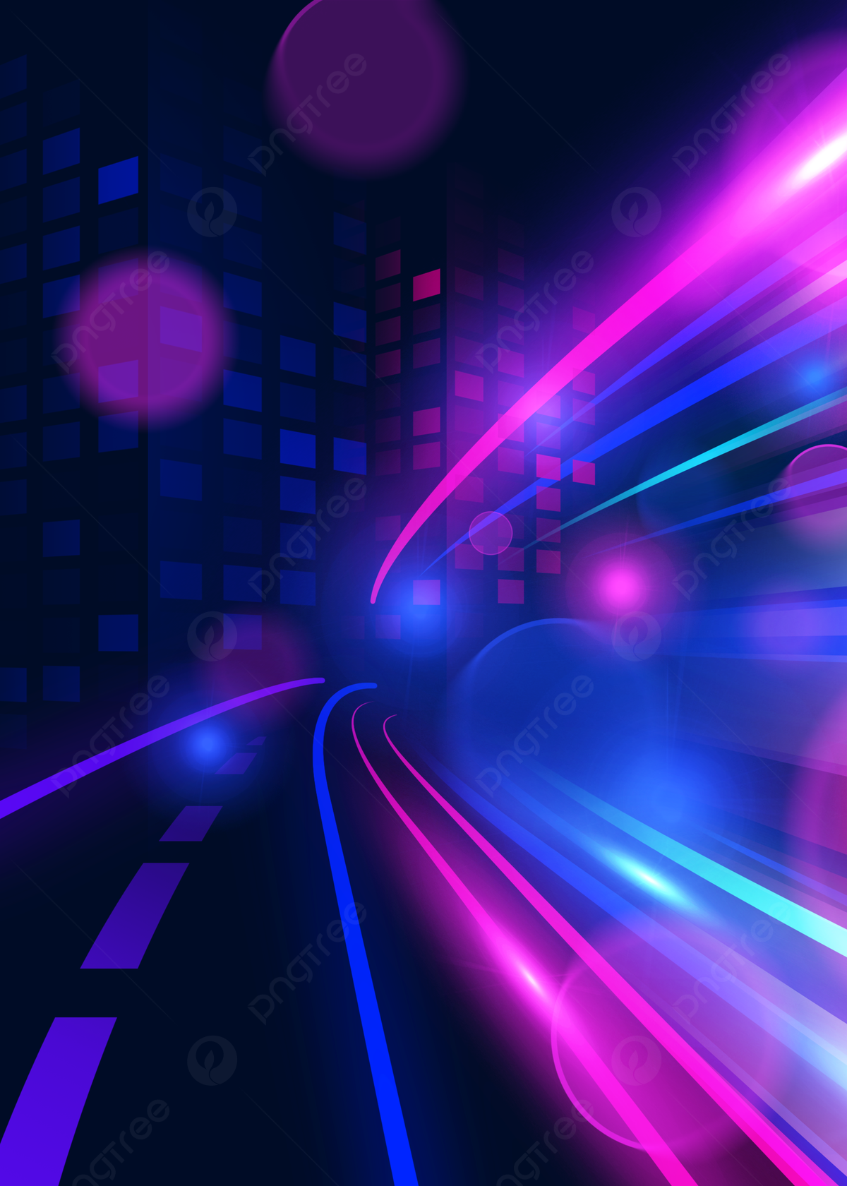 Neon City Lights Wallpapers - Wallpaper Cave