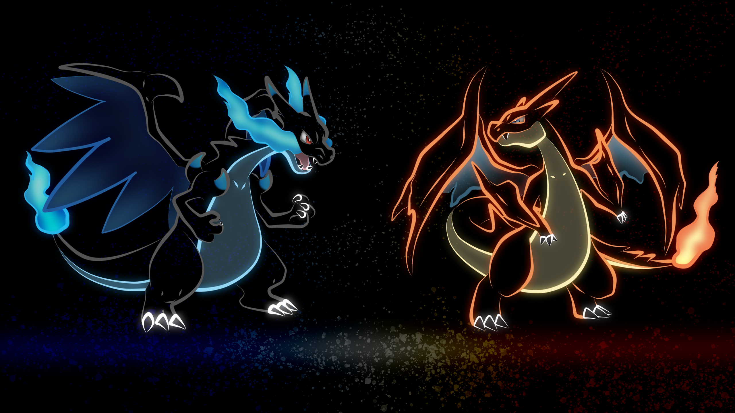 Pokemon Wallpaper In My Neon Lights Art Style
