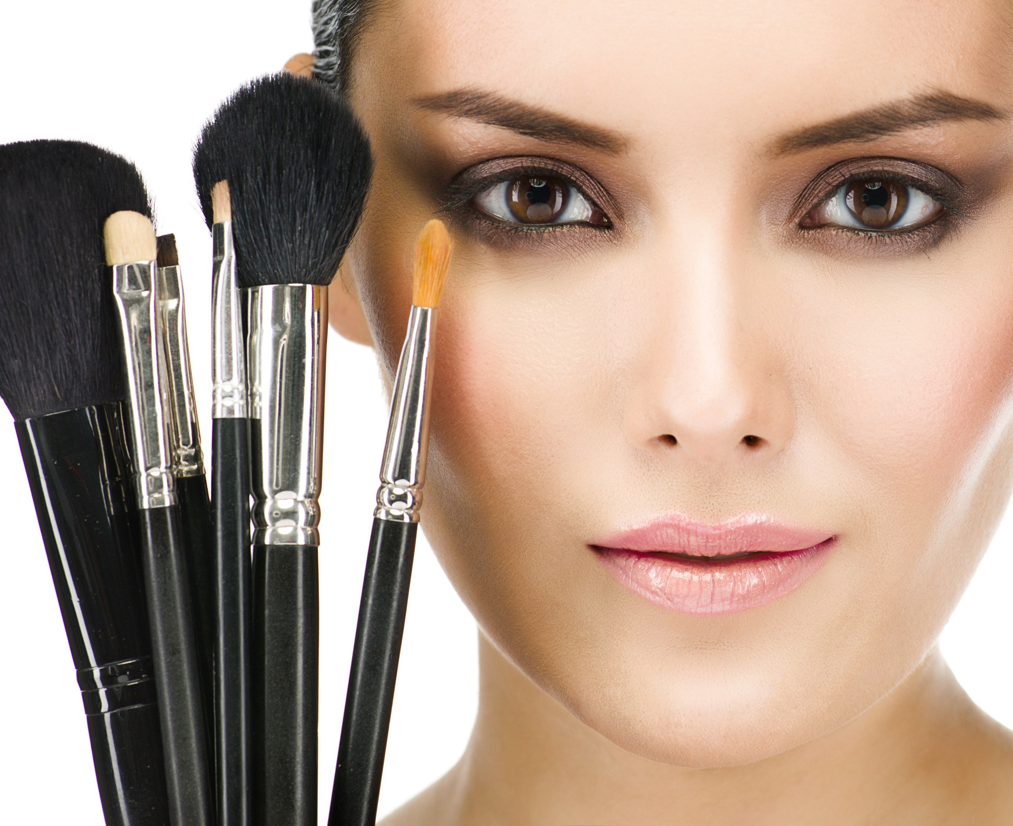 Cosmetics, Face, Makeup, Paintbrush, Glance, Model Gallery HD Wallpaper