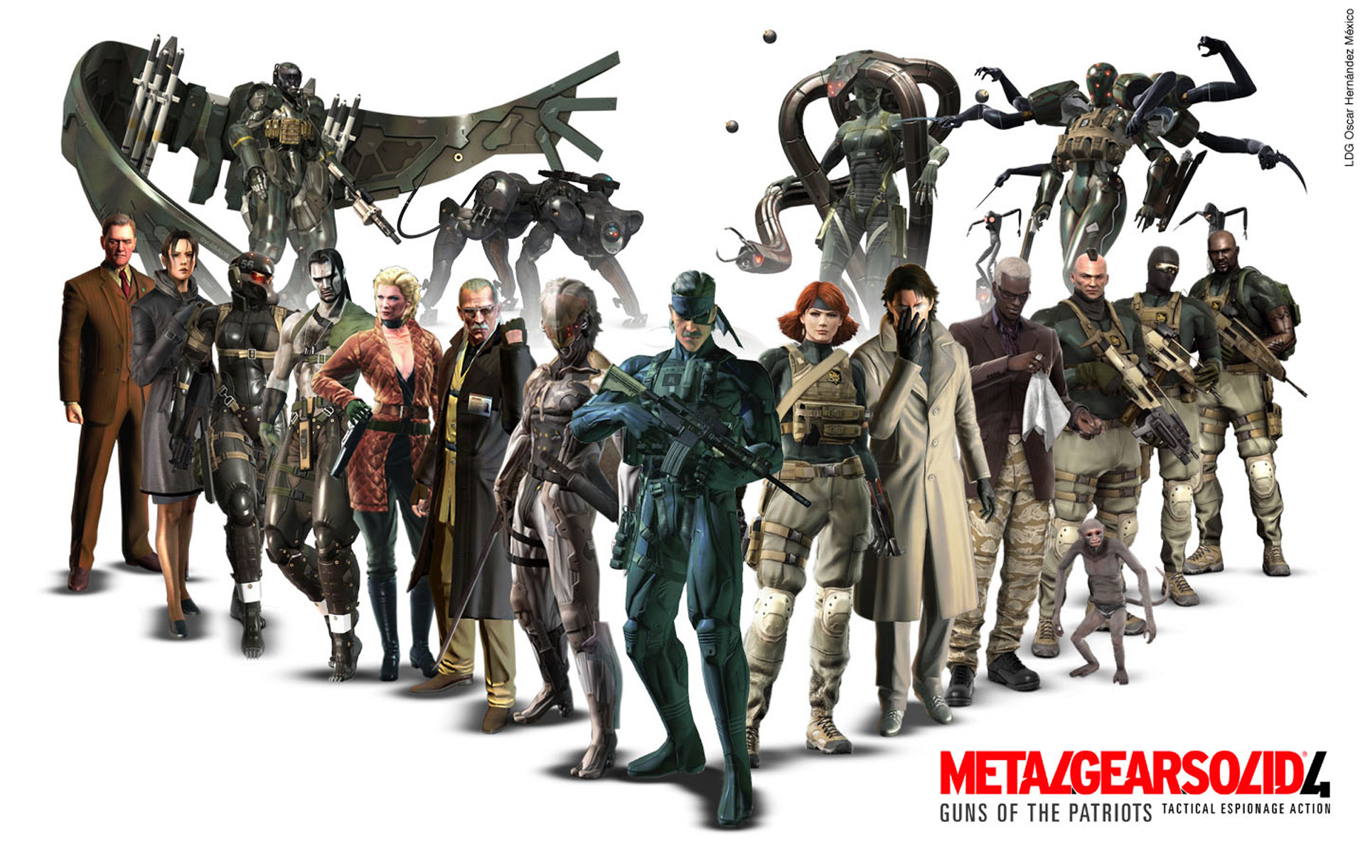 Metal Gear Solid 4: Guns of the Patriots HD Wallpaper