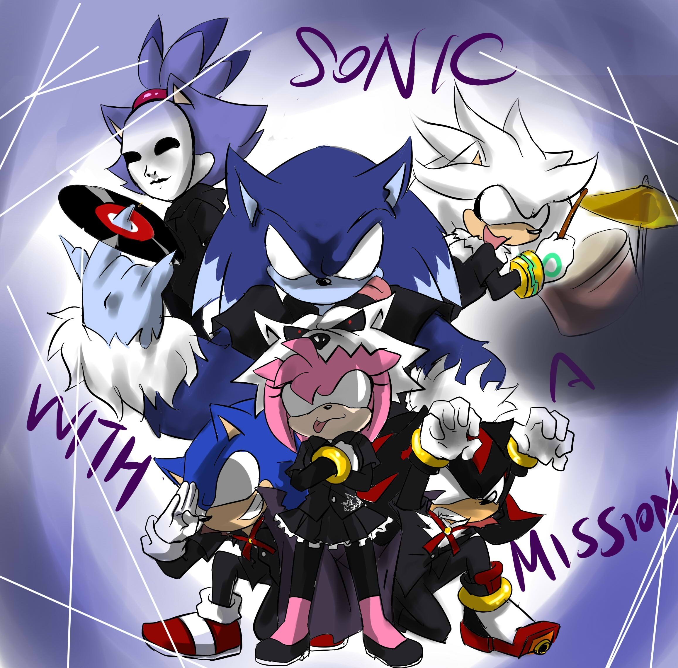 Download Sonic And Shadow The Hedgehog Pfp Fanart Wallpaper