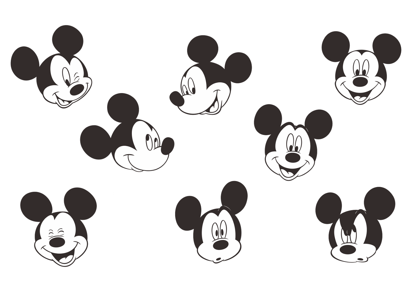 Black and white mickey mouse Wallpapers Download