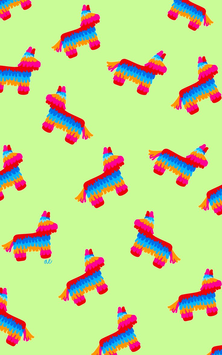 Cinco De Mayo Piñata Walpaper. iPhone wallpaper pattern, Cute pastel wallpaper, Taco wallpaper