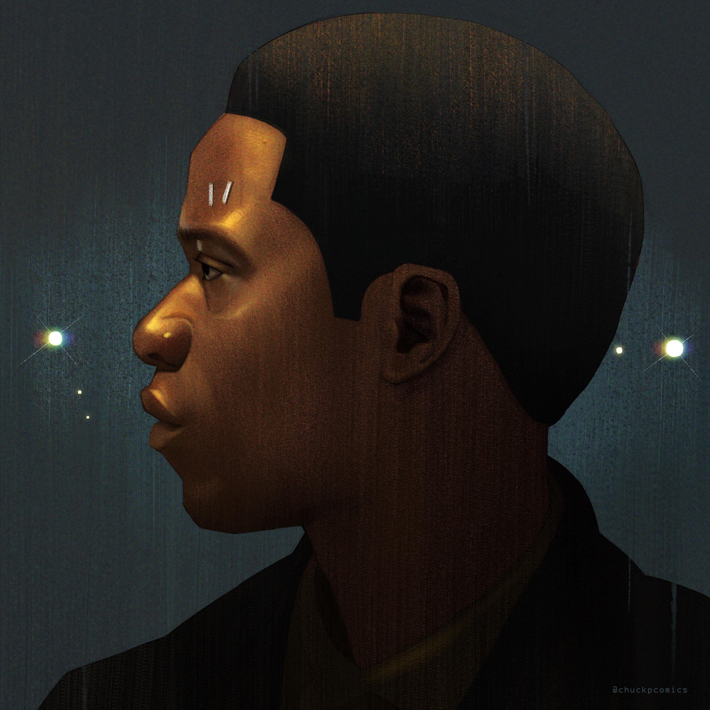I made this painting of Franklin saint