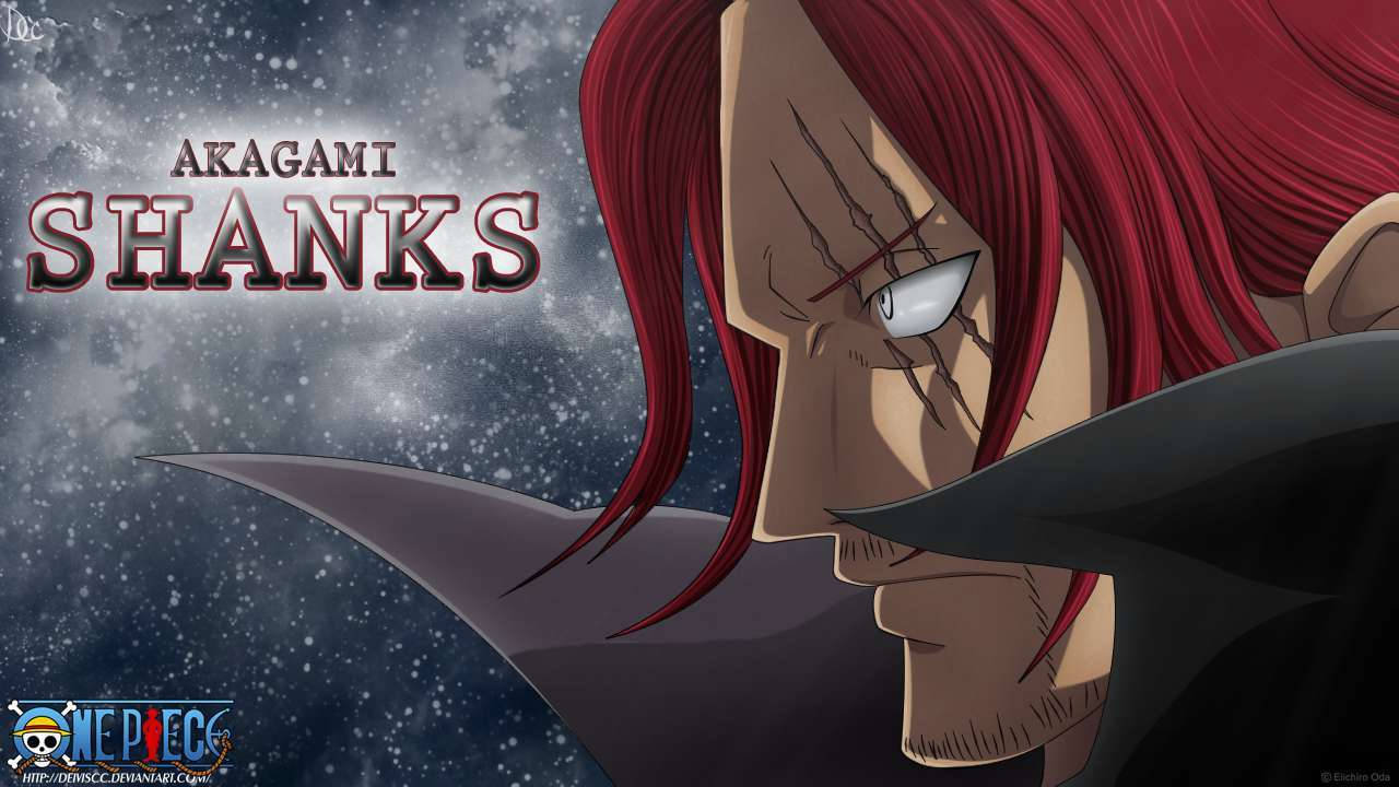 Download Cool Akagami Shanks One Piece Wallpaper