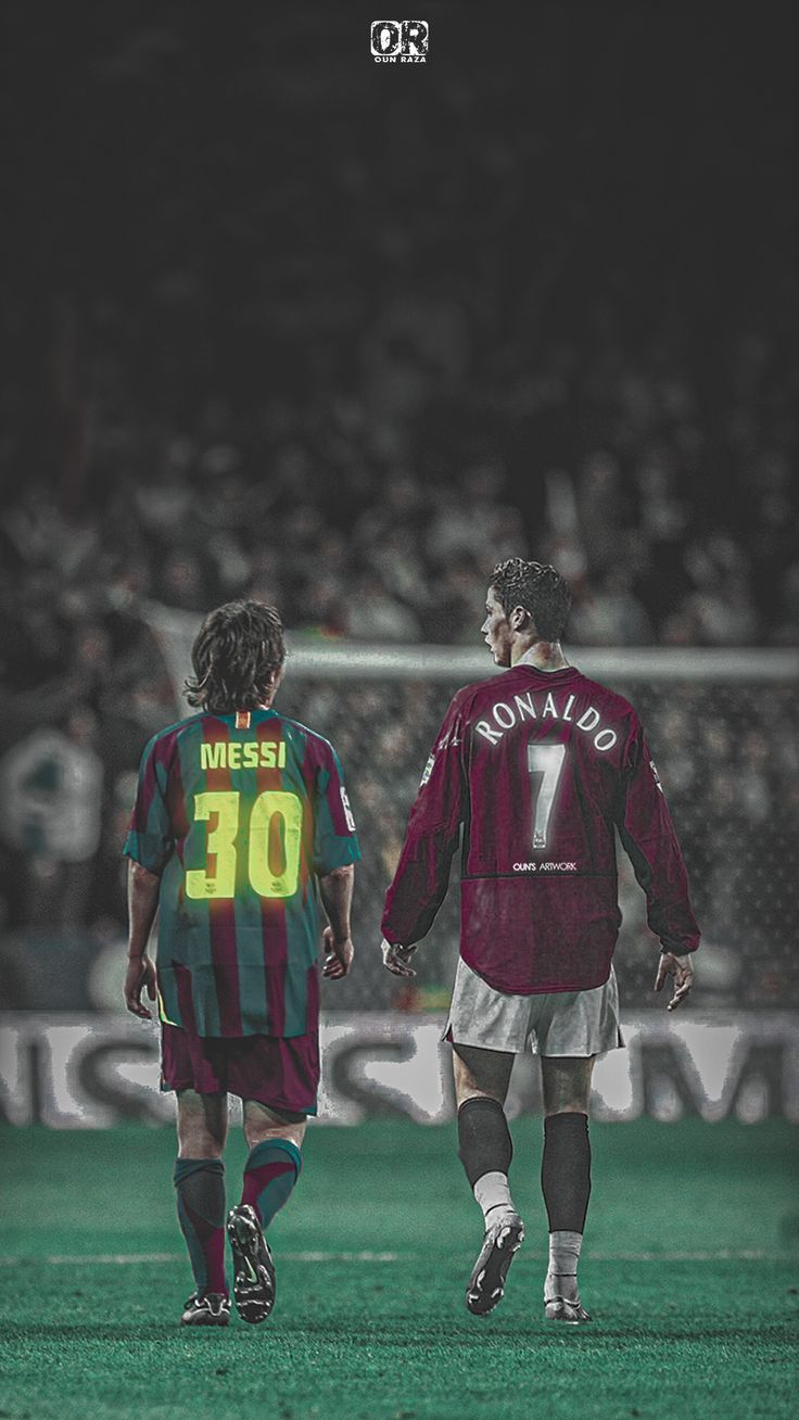 Messi and Ronaldo Wallpaper
