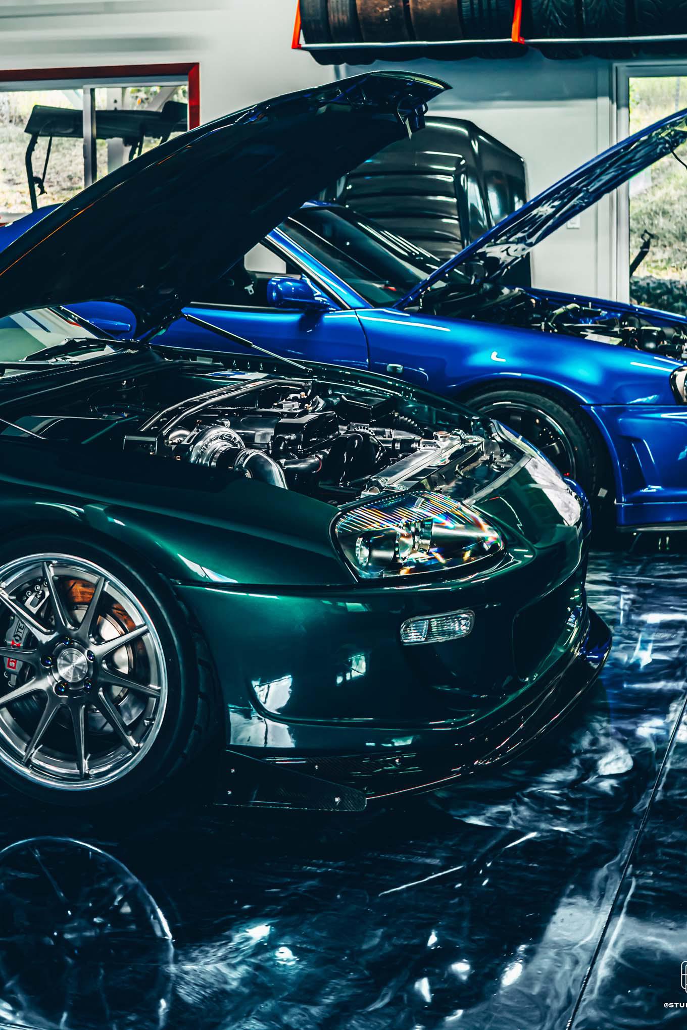 Dream Garage Mk4 Supra & R34 Gtr [1360x2040]