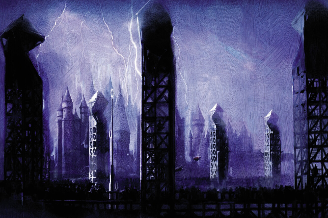Harry Potter pitch Wall Mural