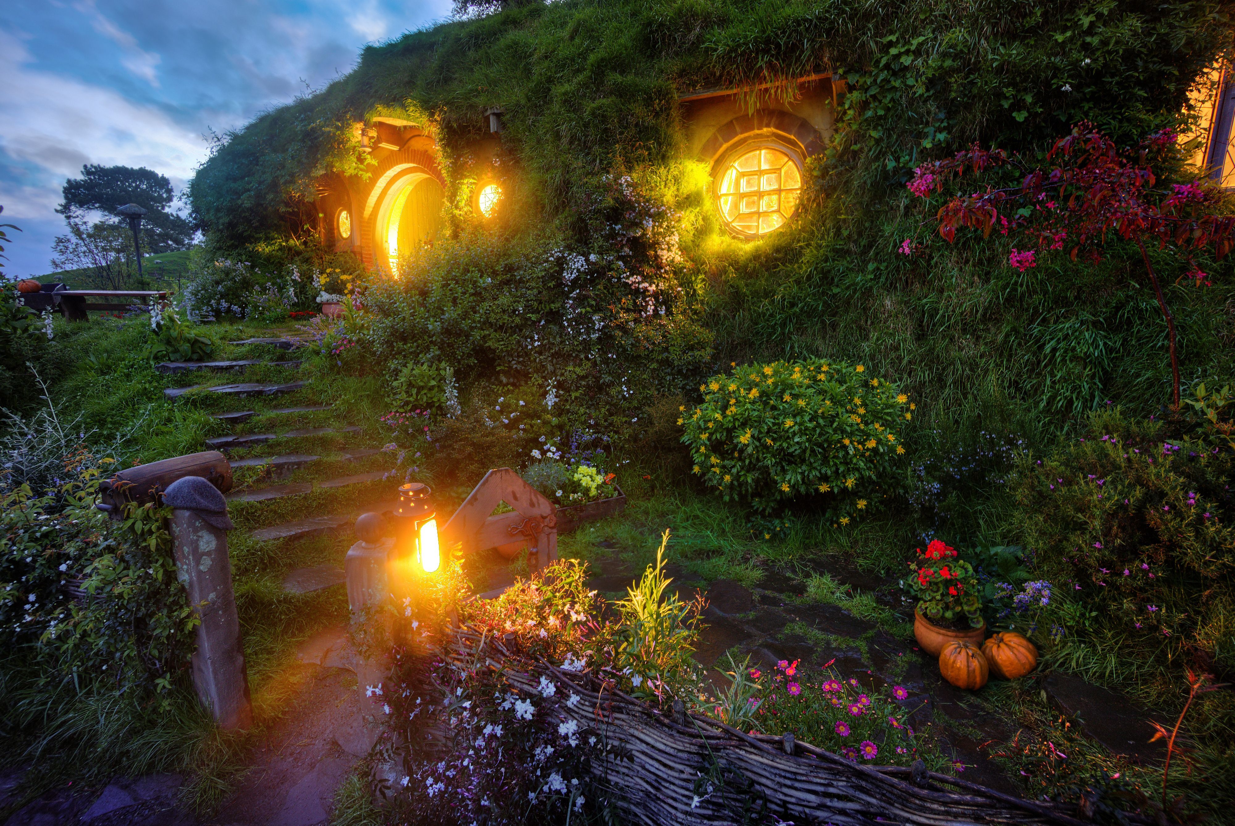 Hobbit Hole Wallpaper