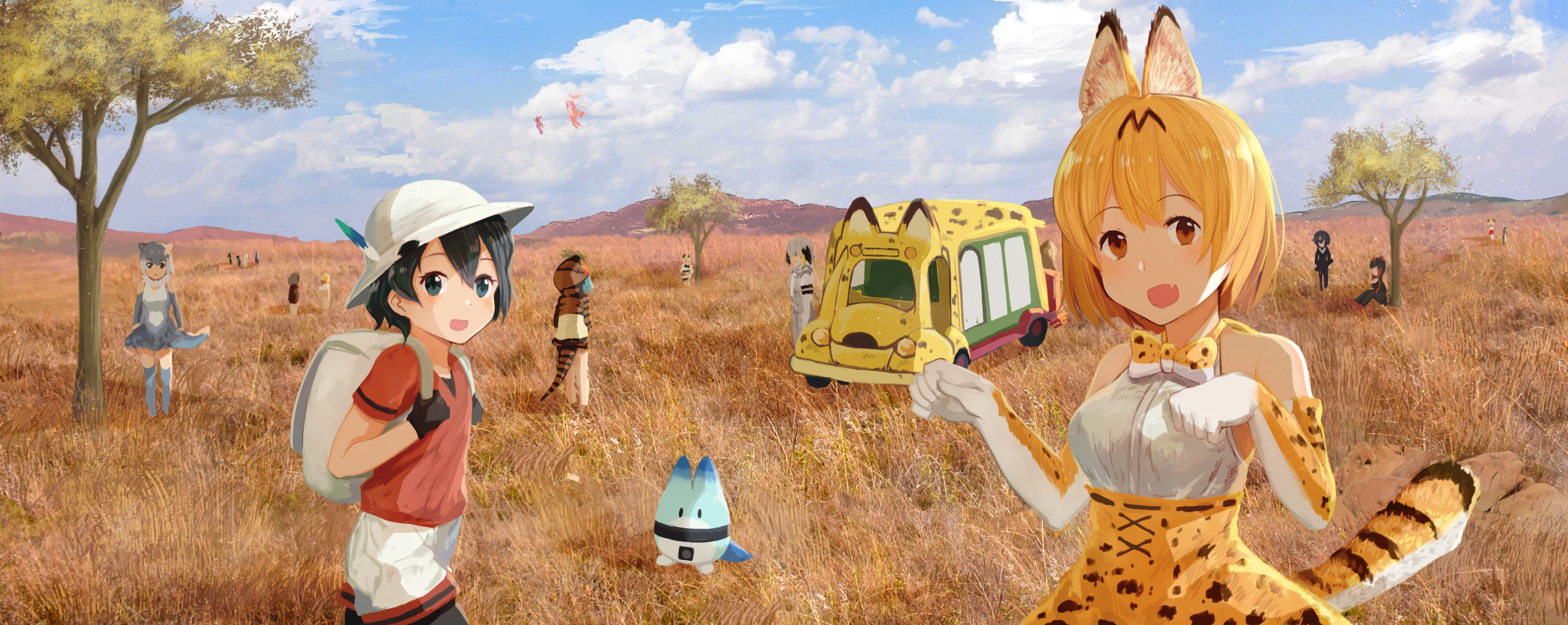 Anime Kemono Friends HD Wallpaper