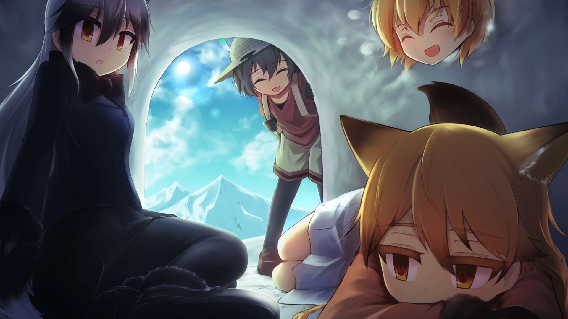 Desktop Wallpaper Fun, Anime Girls, Kemono Friends, HD Image, Picture, Background, 036e25