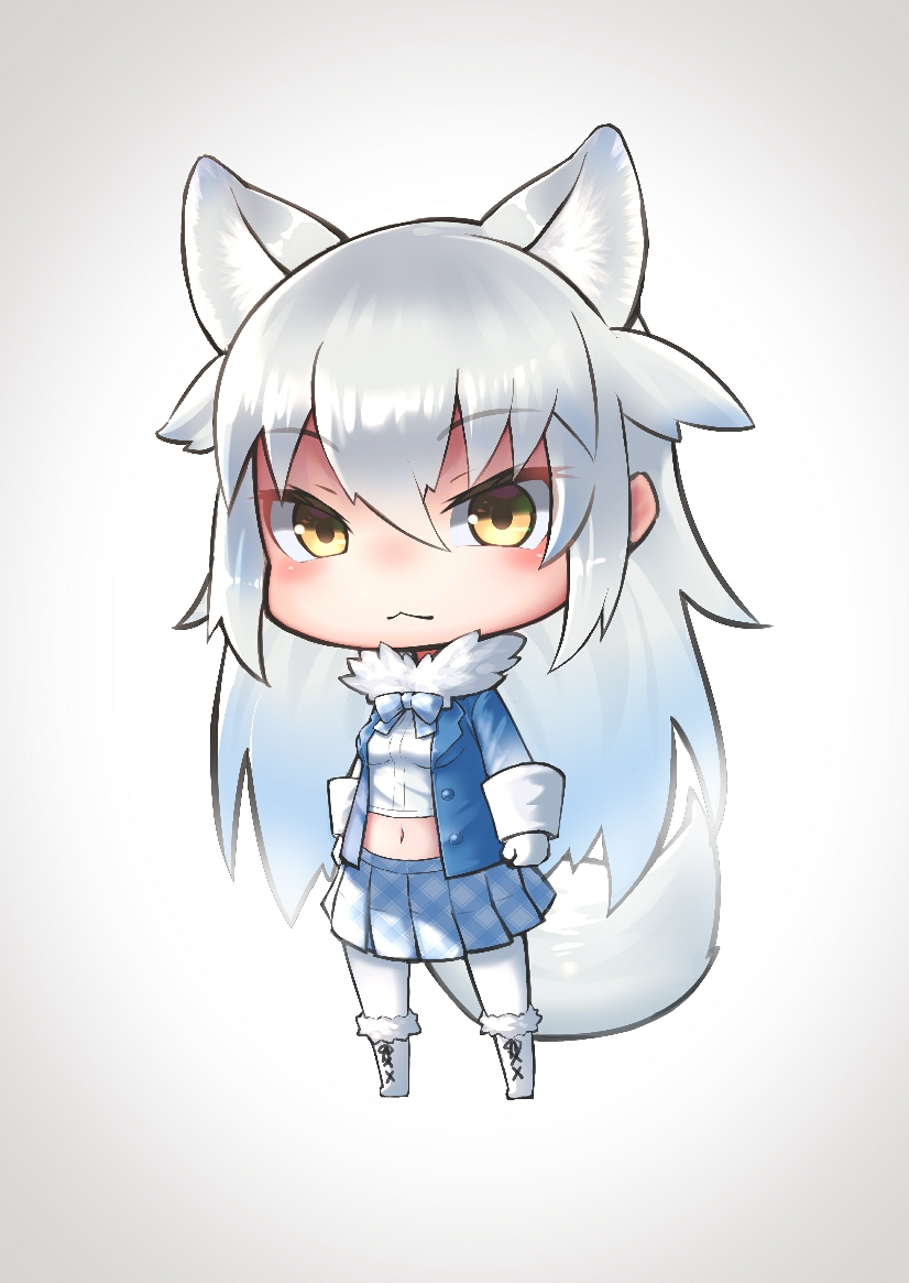 tundra wolf (kemono friends) / смешные картинки и другие приколы: комиксы, гиф анимация, видео, лучший интеллектуальный юмор