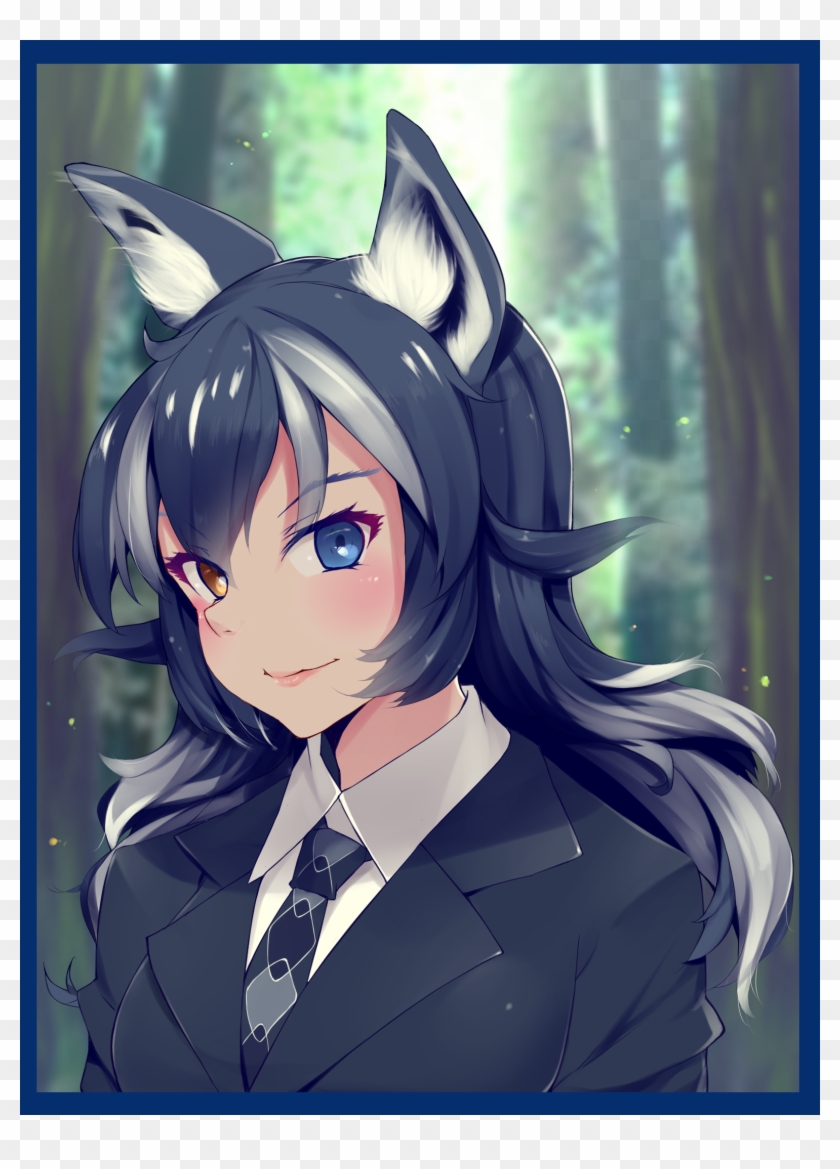 Original) Loading Grey Wolf Friends Grey Wolf Smile, HD Png Download