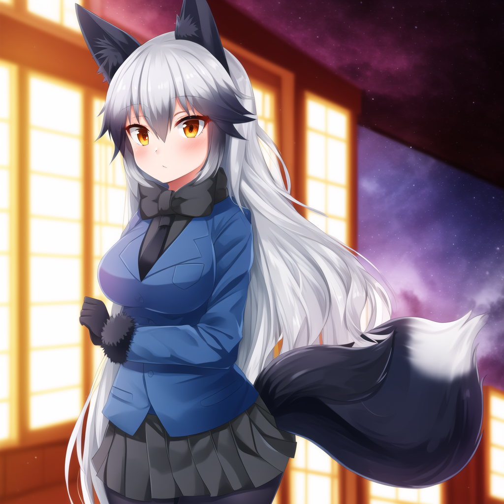 Silver Fox (Kemono Friends). Stable Diffusion LORA