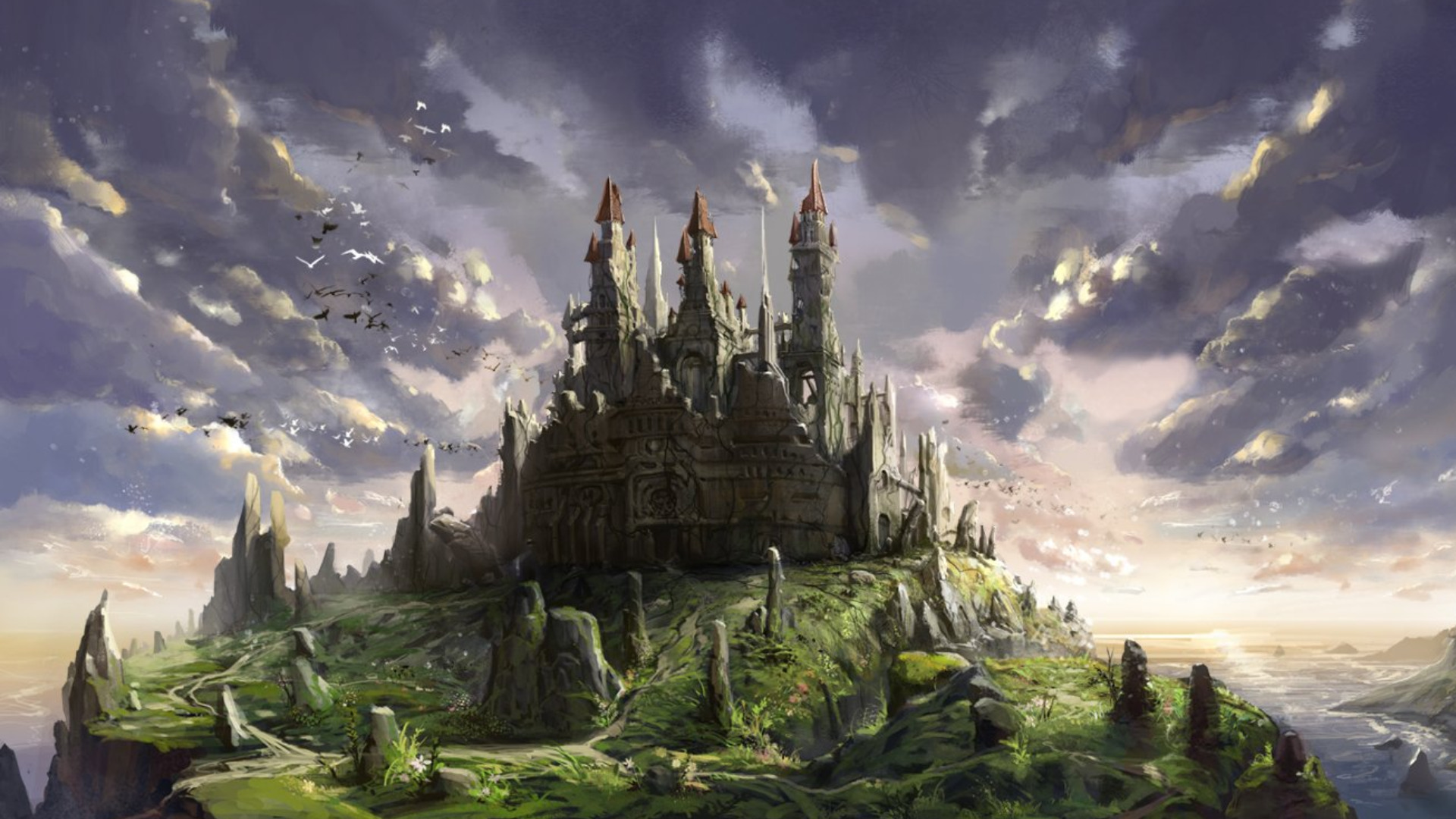 Fantasy Castle Wallpaper