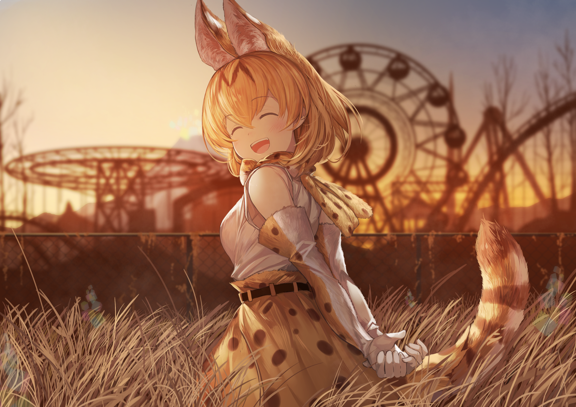 Serval (Kemono Friends) HD Wallpaper and Background
