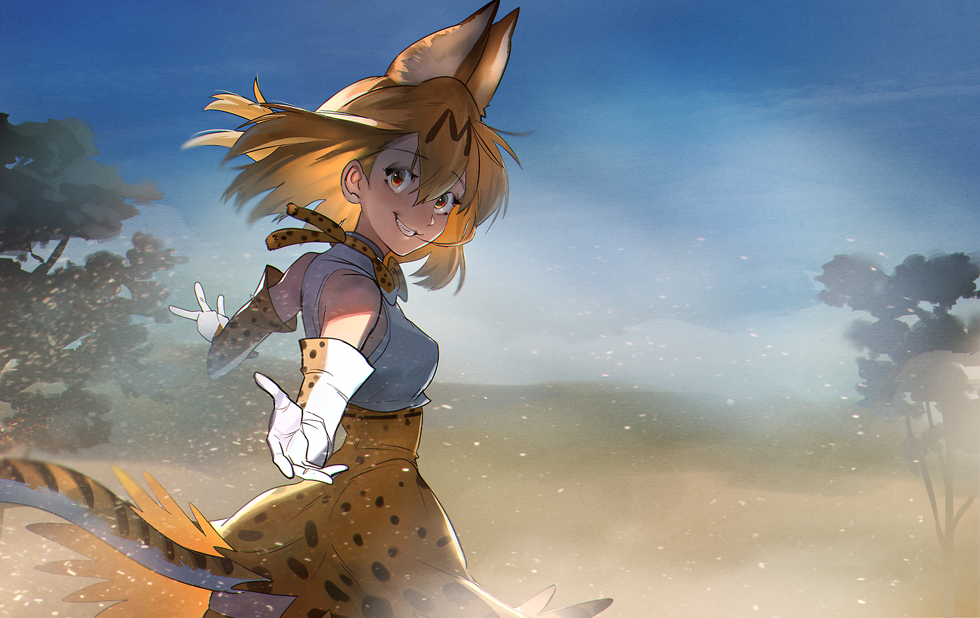 Anime Kemono Friends HD Wallpaper