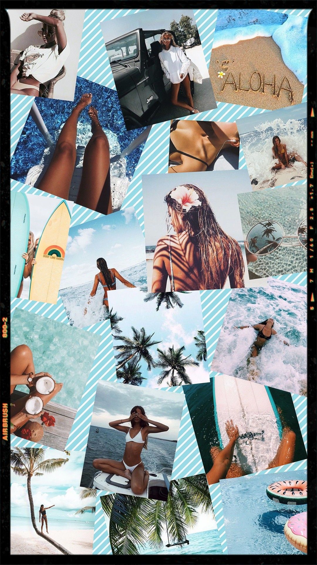 Summer Aesthetic Collage. Summer wallpaper, Aesthetic collage, Collage background