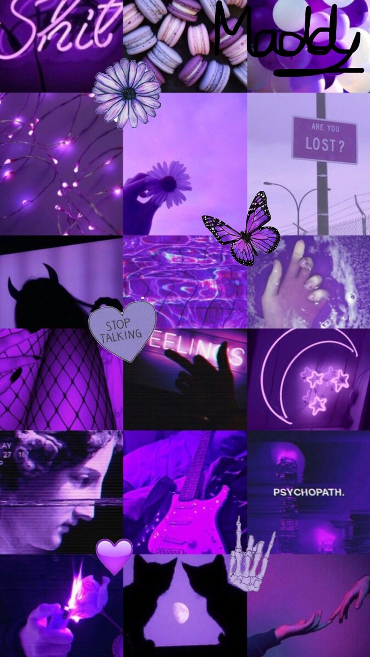 Purple Aesthetic Collage. Pretty wallpaper iphone, Cute iphone wallpaper tumblr, iPhone wallpaper tumblr aesthetic