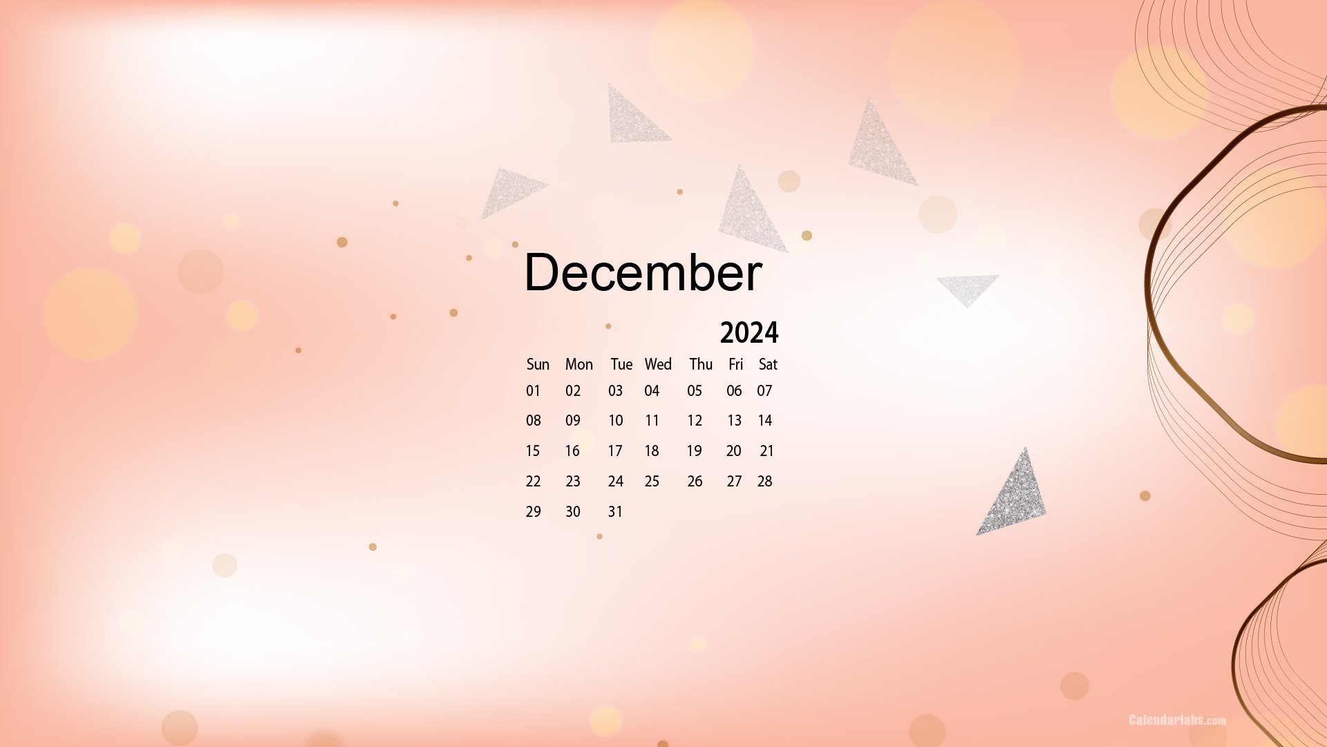 December 2024 Desktop Wallpaper Calendar