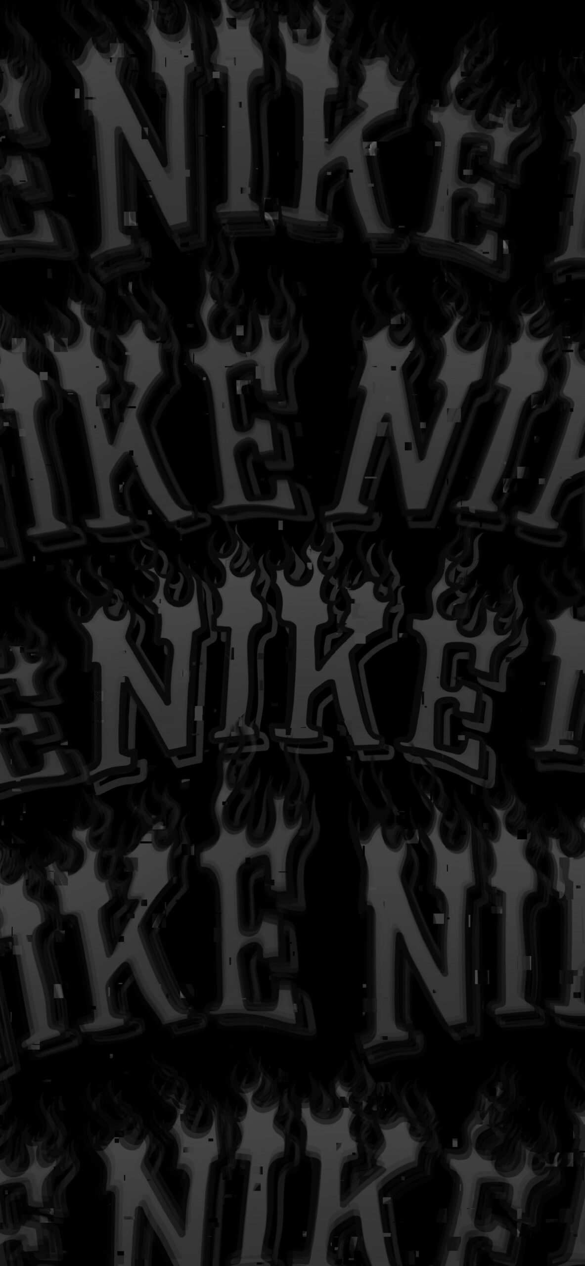 Black Nike Wallpaper with Flame Logo Nike Wallpaper HD