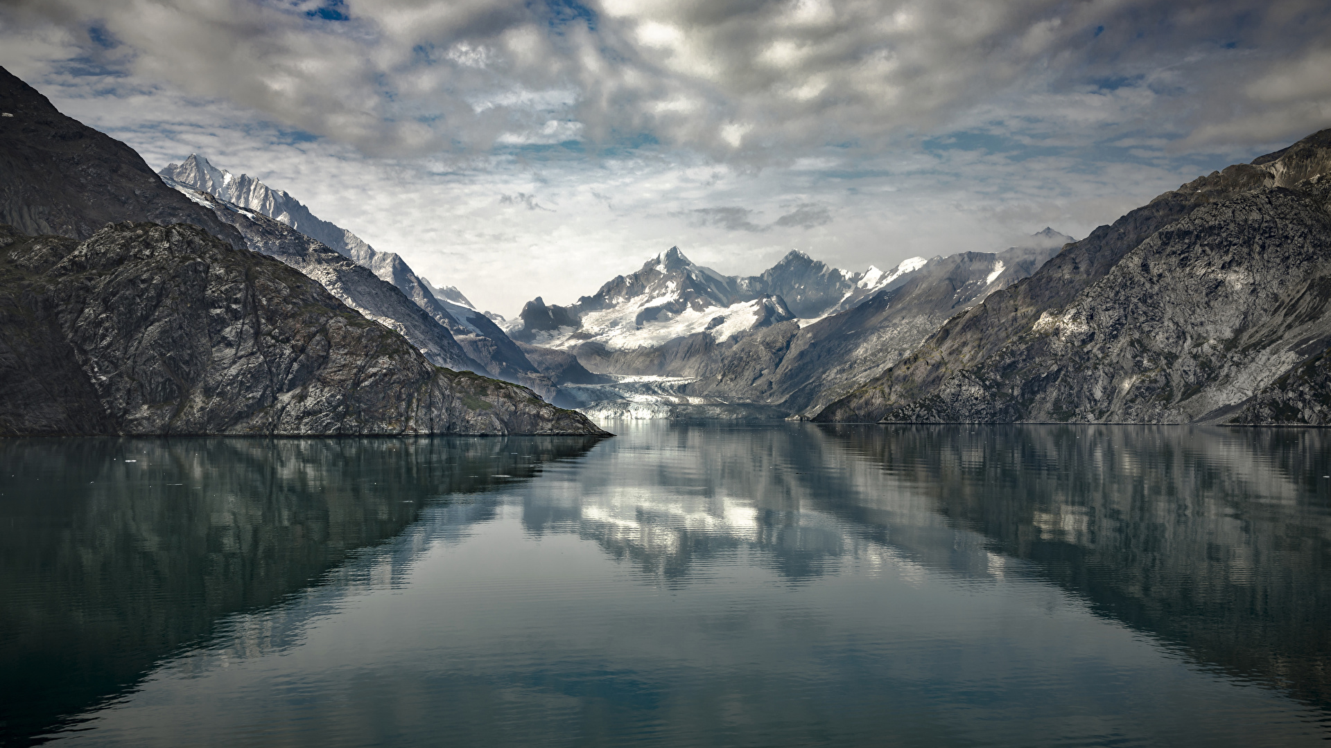 Wallpaper Alaska Johns Hopkins Glacier Nature Mountains 1920x1080