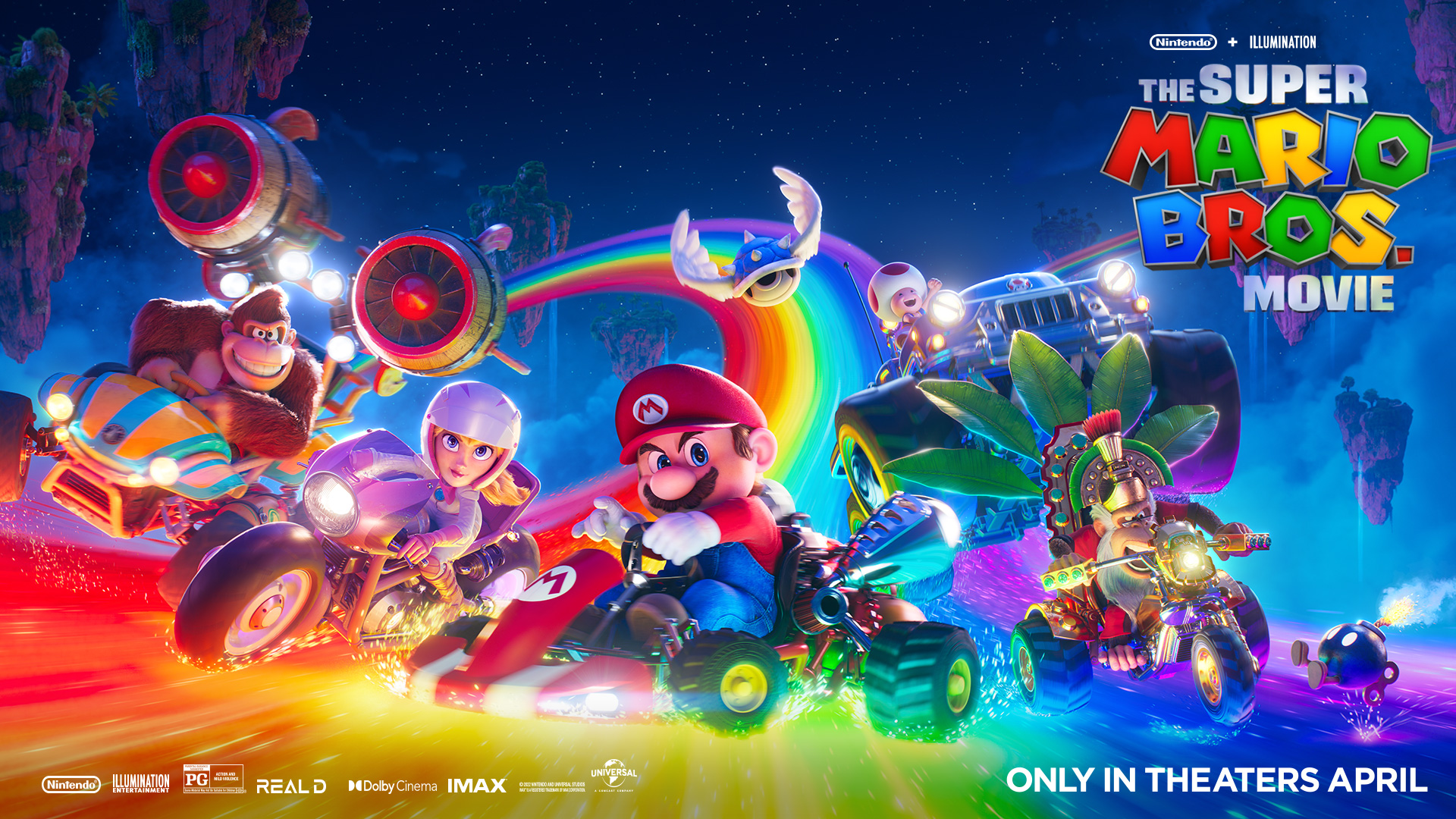 The Super Mario Bros Movie Mario Kart HD Wallpaper