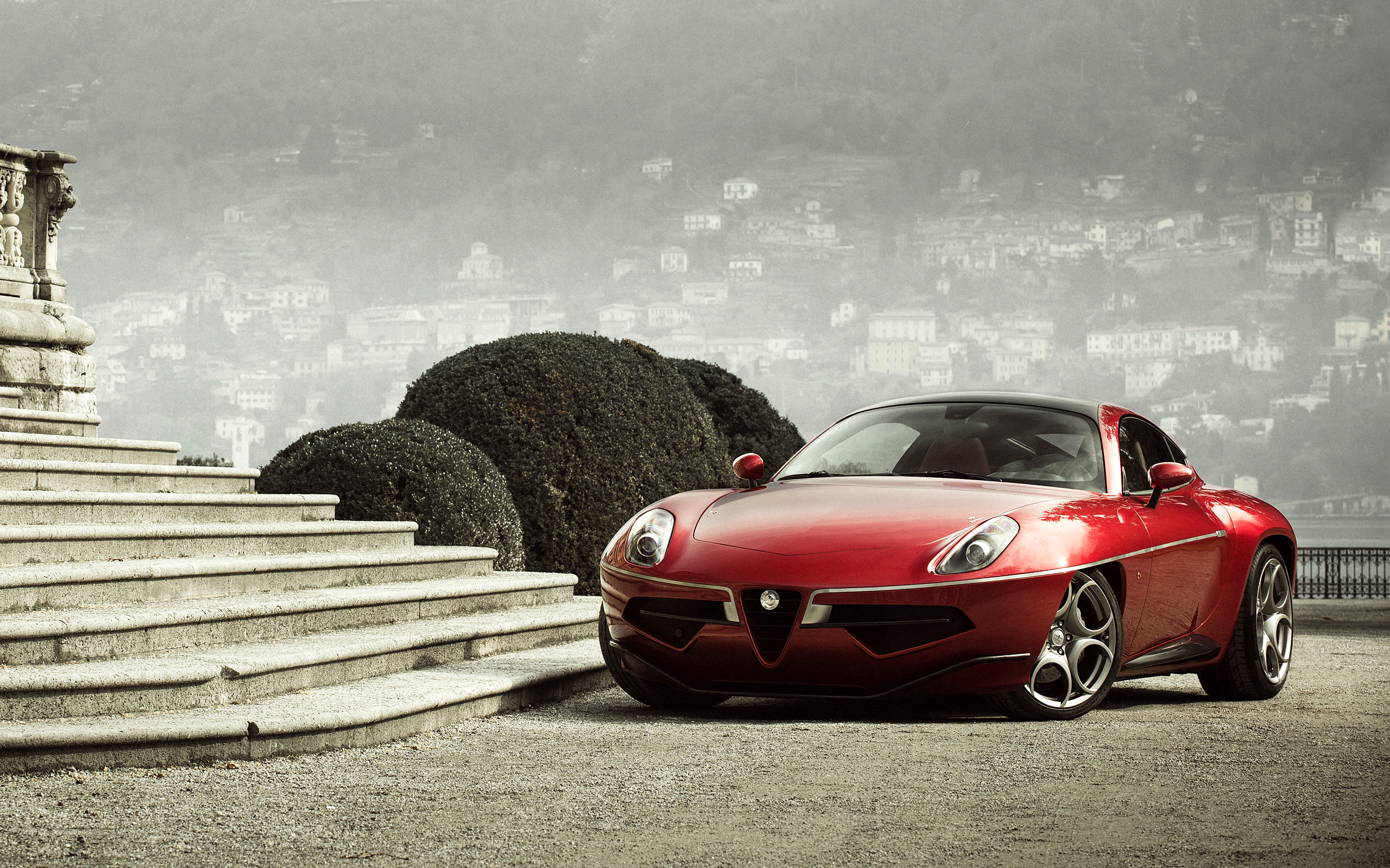Alfa Romeo Disco Volante Spyder Touring Wallpaper