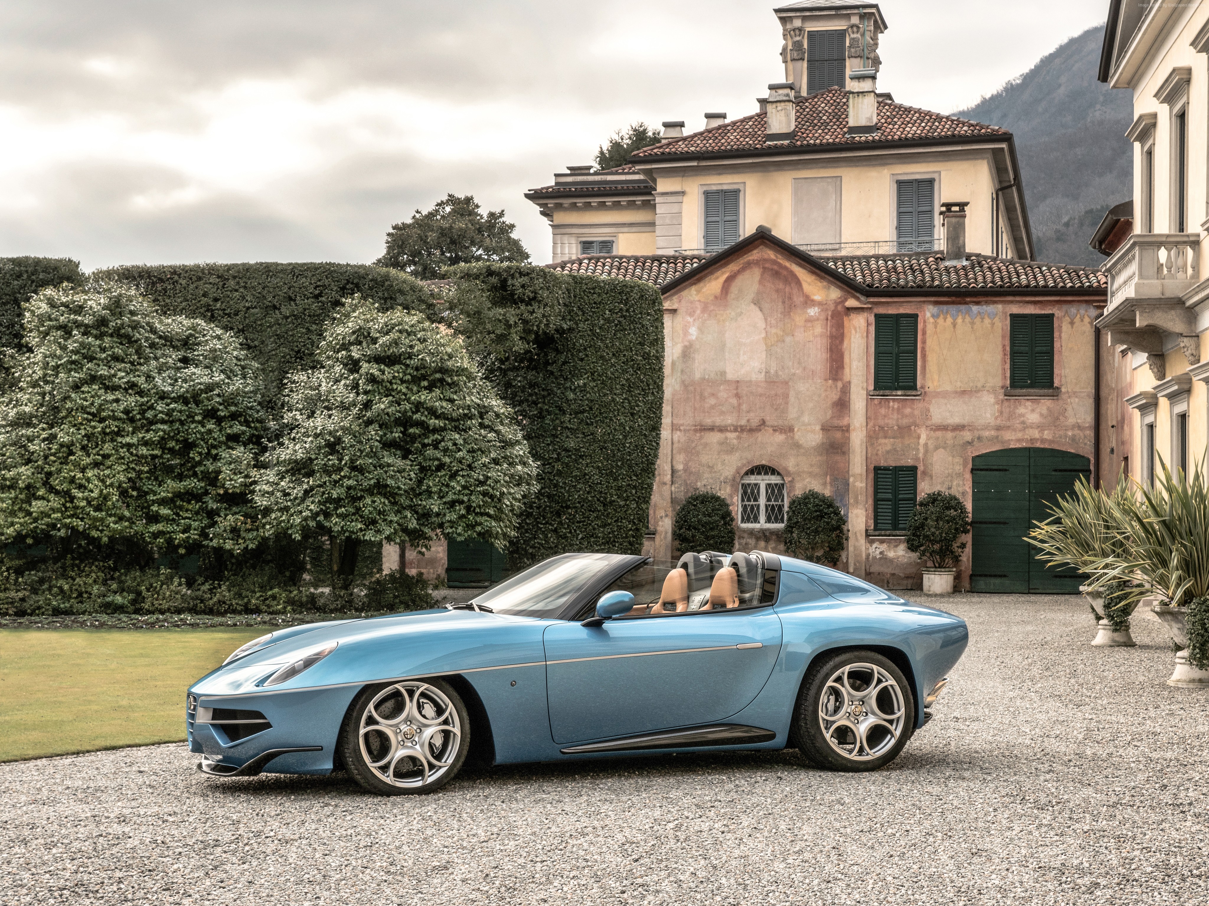 Alfa Romeo Disco Volante Spyder 1080P, 2k, 4k HD wallpaper, background free download