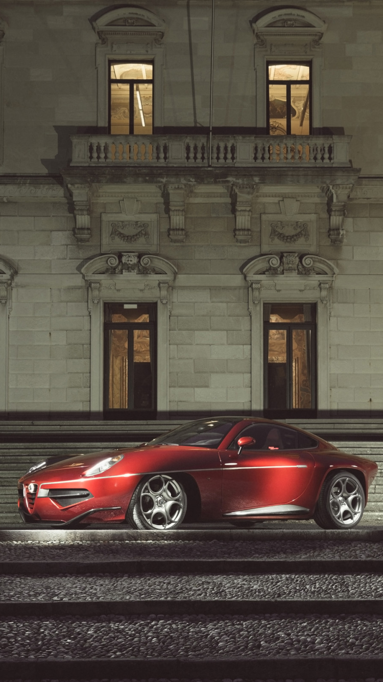 Alfa Romeo Disco Volante Phone Wallpaper
