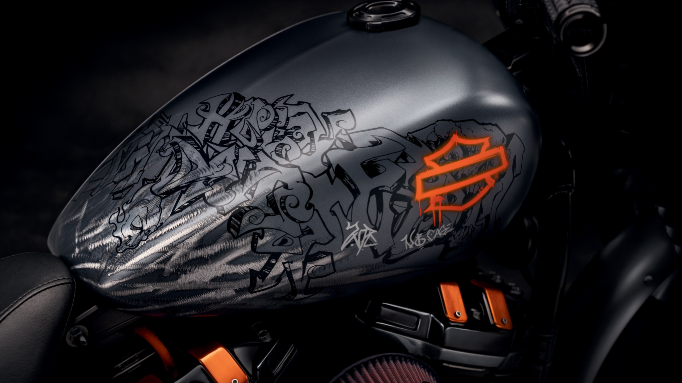 Download Wallpaper 1366x768 Motocycle, 2019, Harley Davidson, Tablet, Laptop, 1366x768 HD Background, 23336