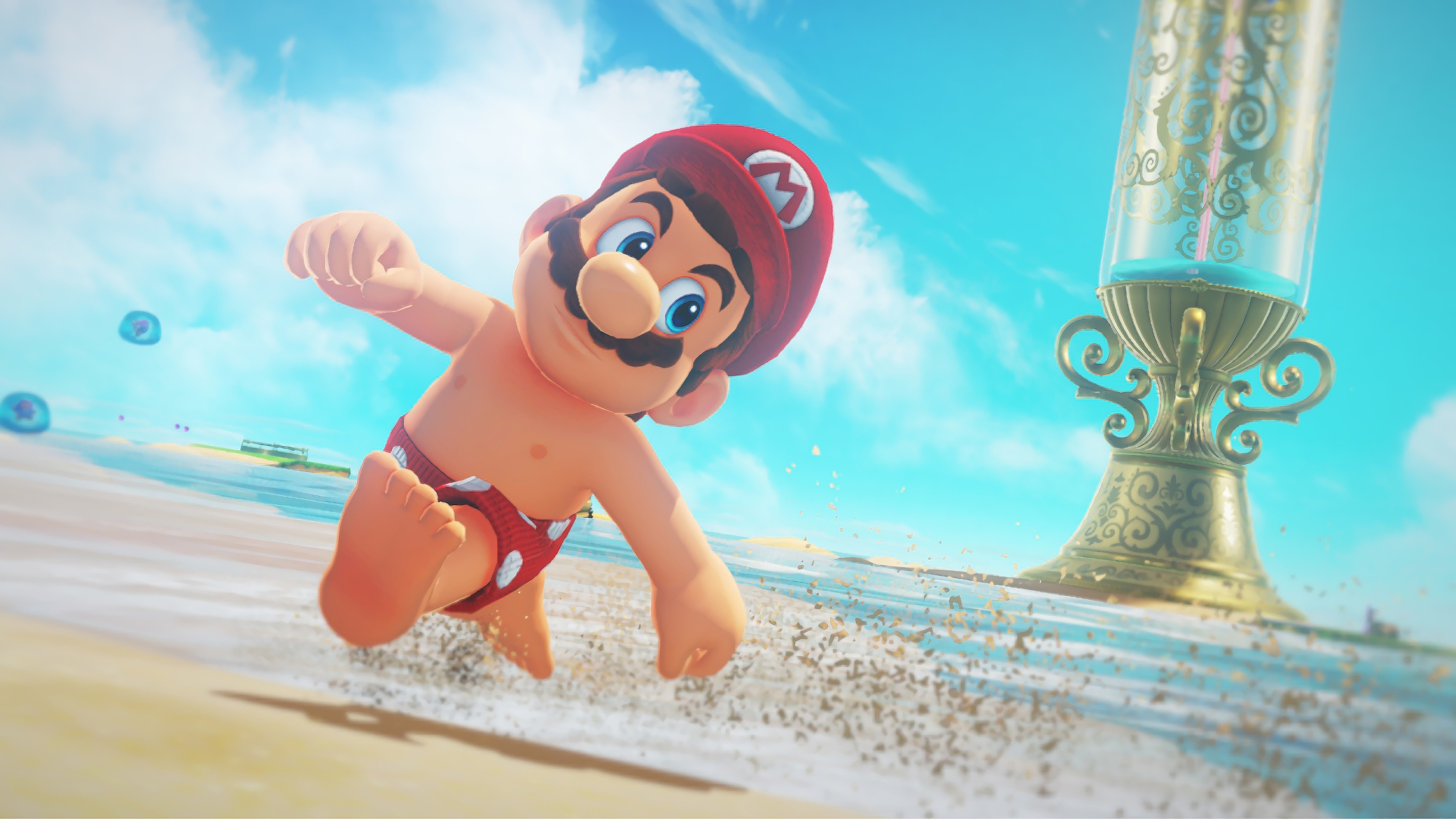 Super Mario Odyssey Seaside Kingdom Wallpaper