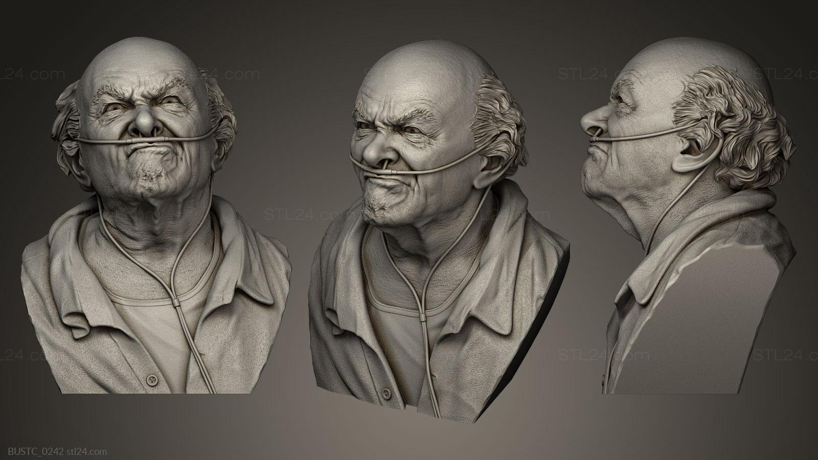 Busts And Bas Reliefs Of Famous People Salamanca From Breaking Bad, BUSTC_0242. 3D Stl Model