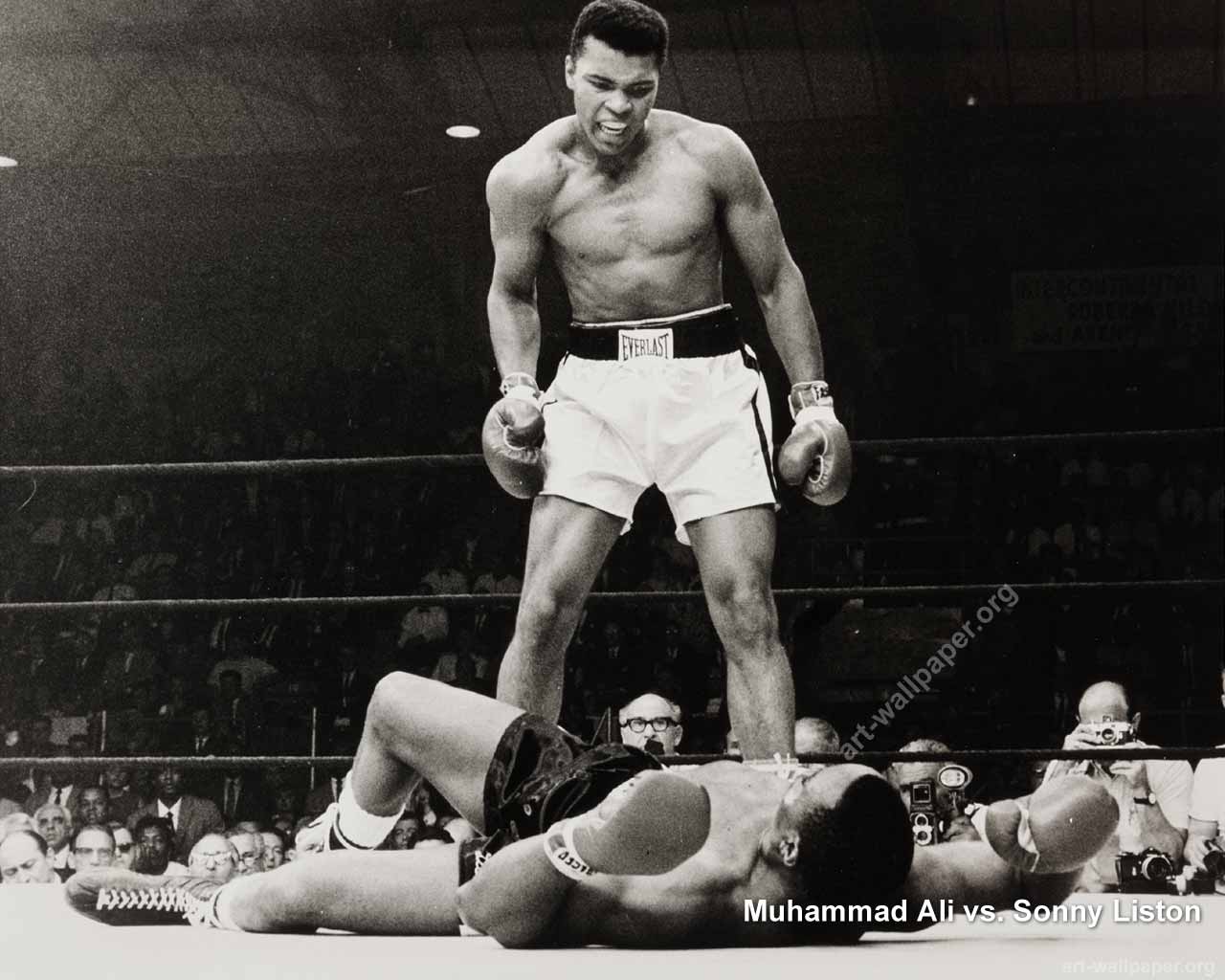 Free download Muhammad Ali vs Sonny Liston Poster and Wallpaper Picture [1280x1024] for your Desktop, Mobile & Tablet. Explore Mohamed Ali Wallpaper. Mohammed Ali Wallpaper, Ali Landry Wallpaper, Muhammad Ali Wallpaper