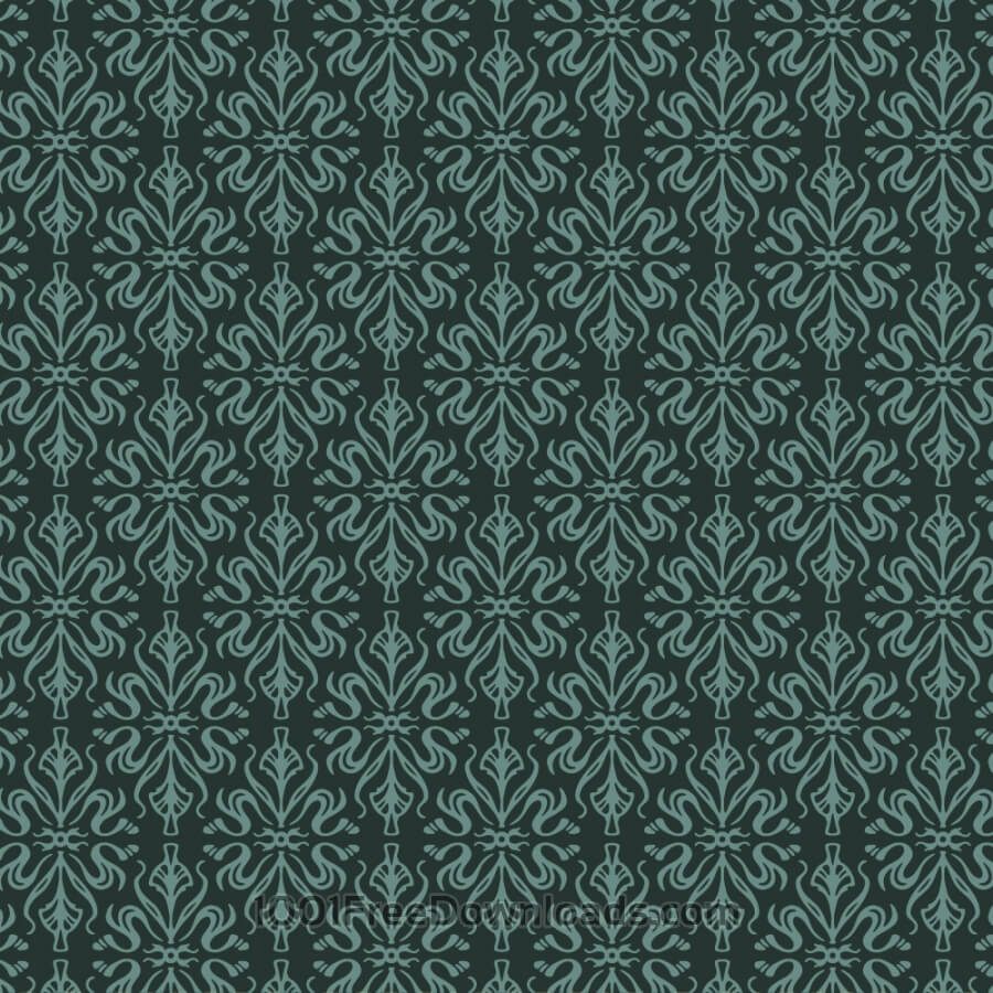 Free Vectors: Ornate wallpaper style pattern