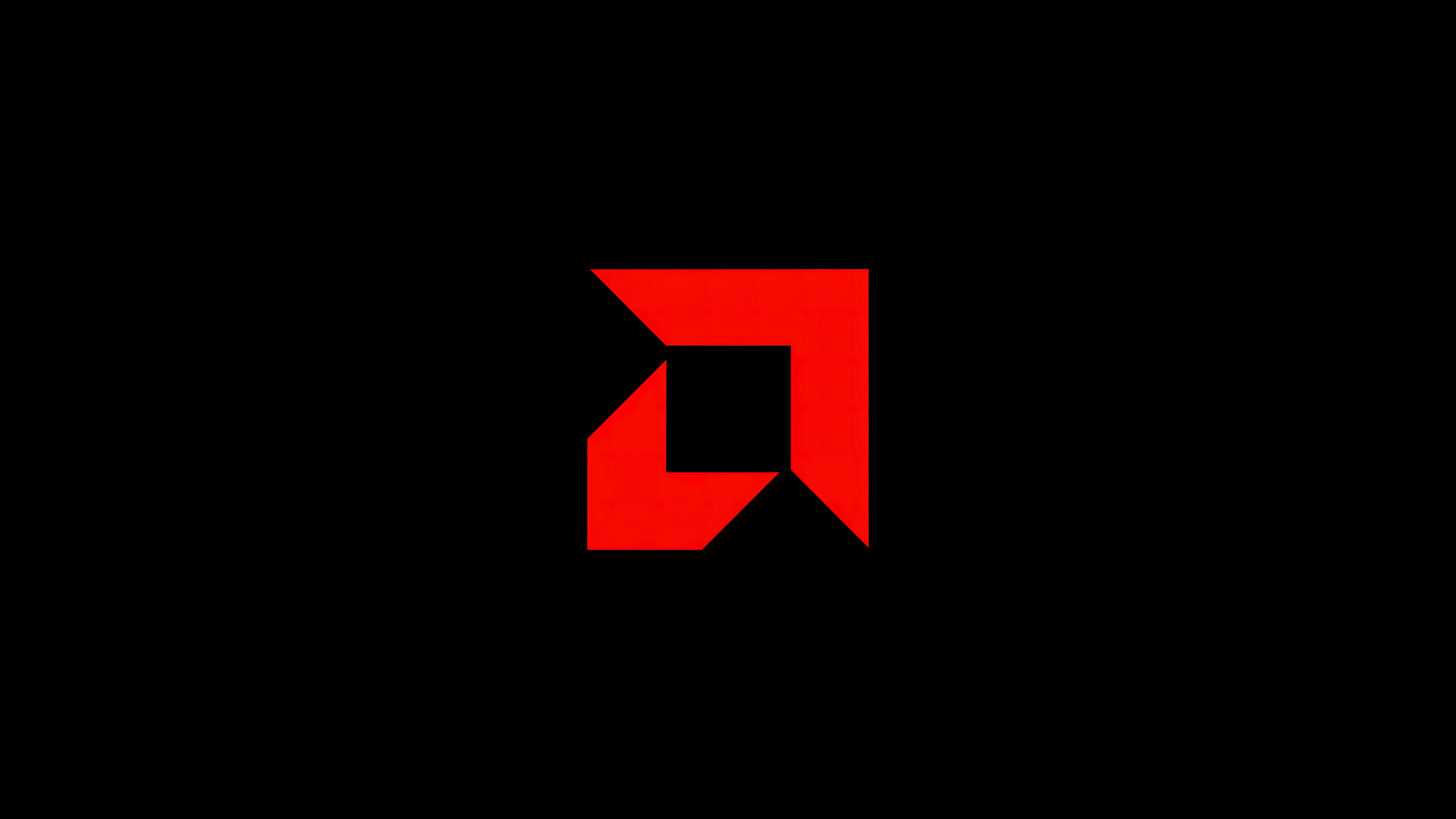AMD Wallpaper 4K, Minimal logo, Technology