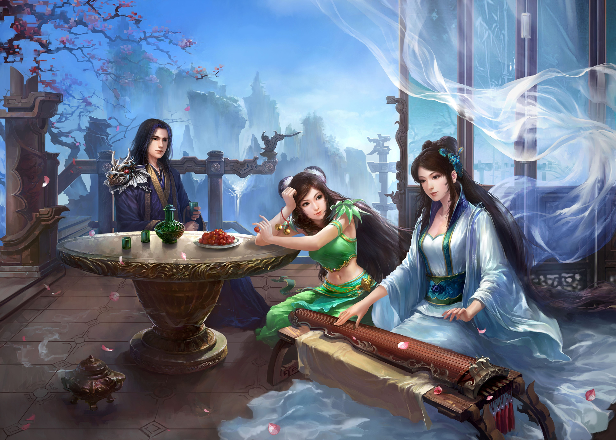 HD desktop wallpaper: Fantasy, Artistic, Jade Dynasty download free picture
