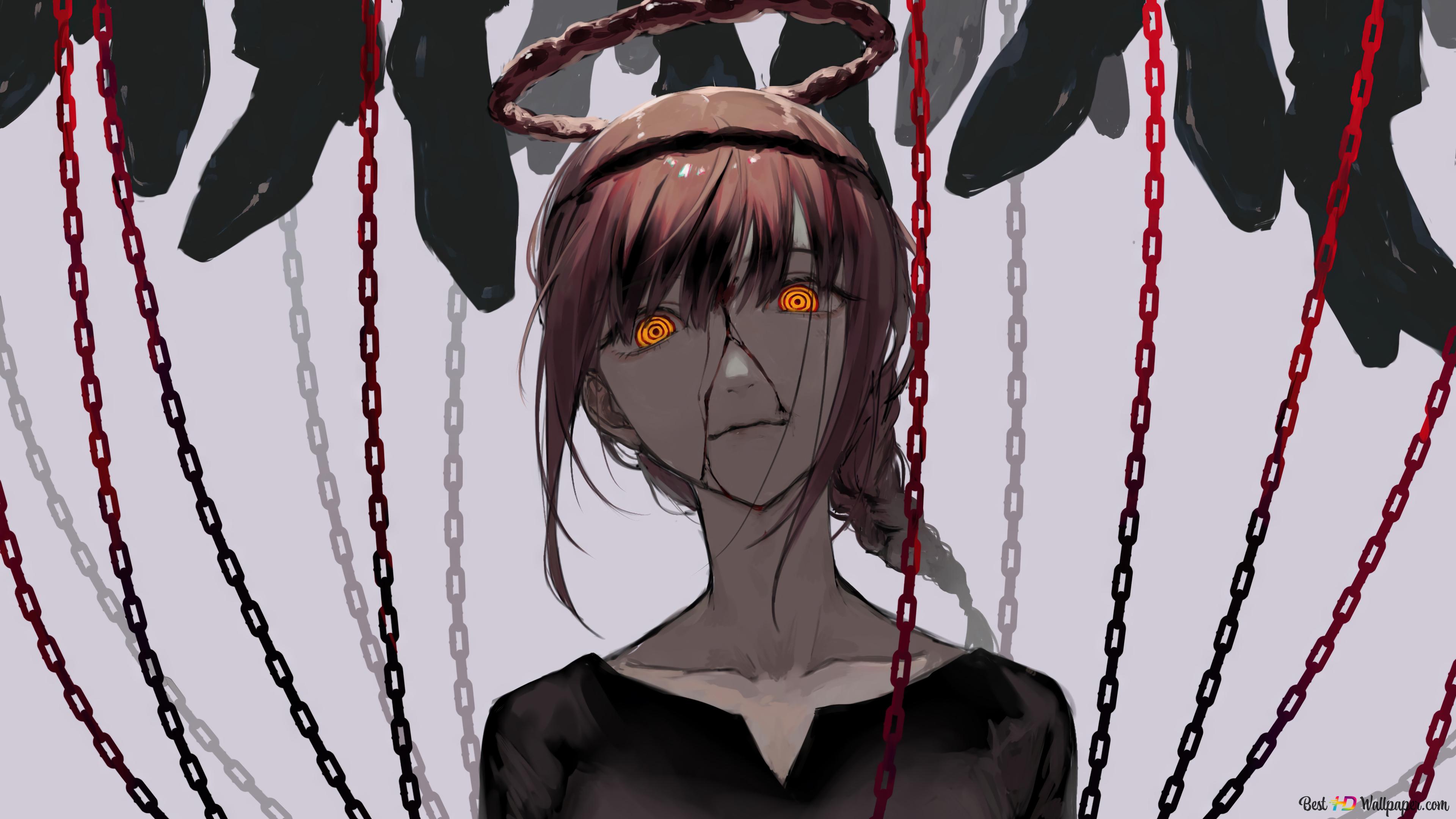 Makima man anime 4K wallpaper download