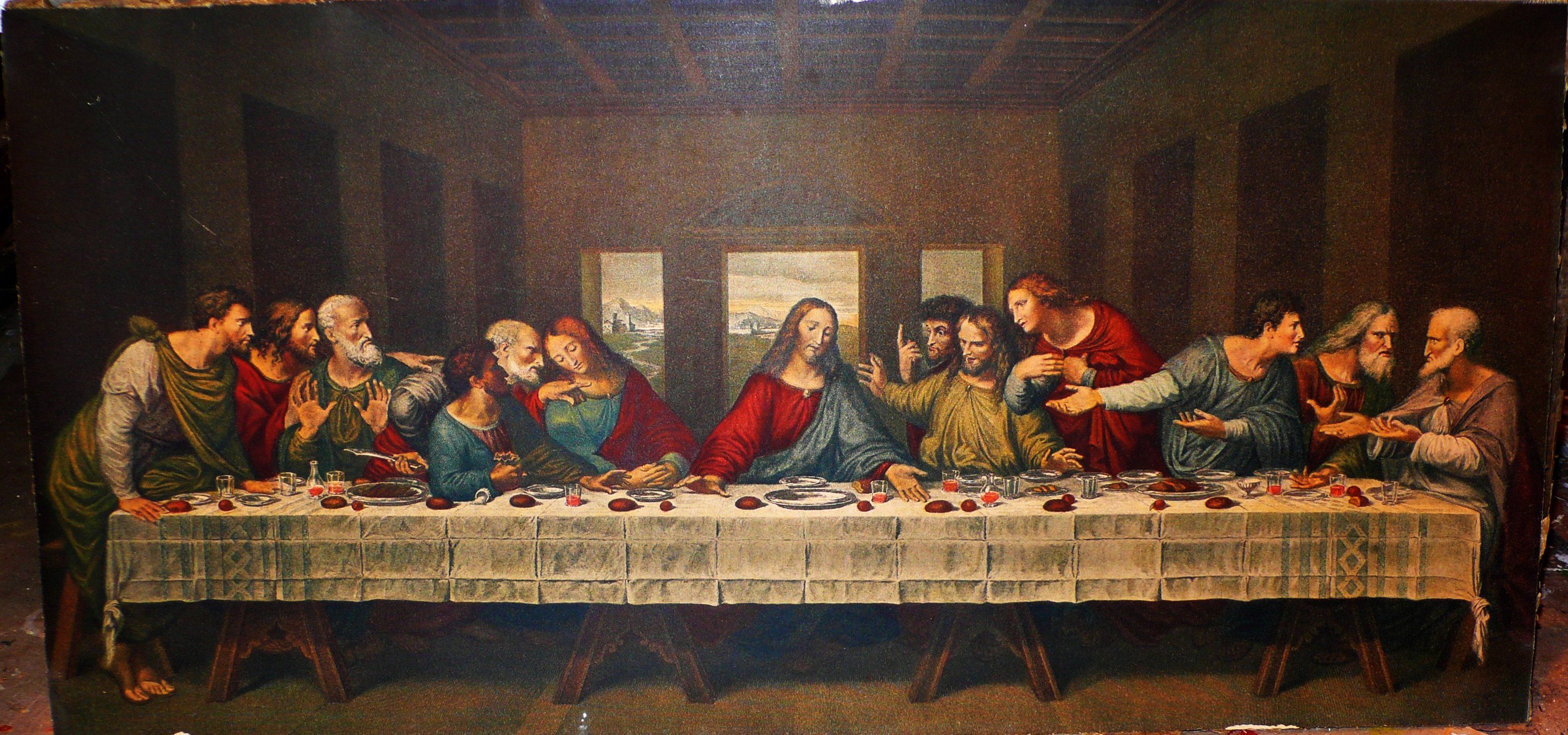 The original last supper by Da Vinci!. Cuadro de la última cena, La ultima cena, Ultima cena de jesus