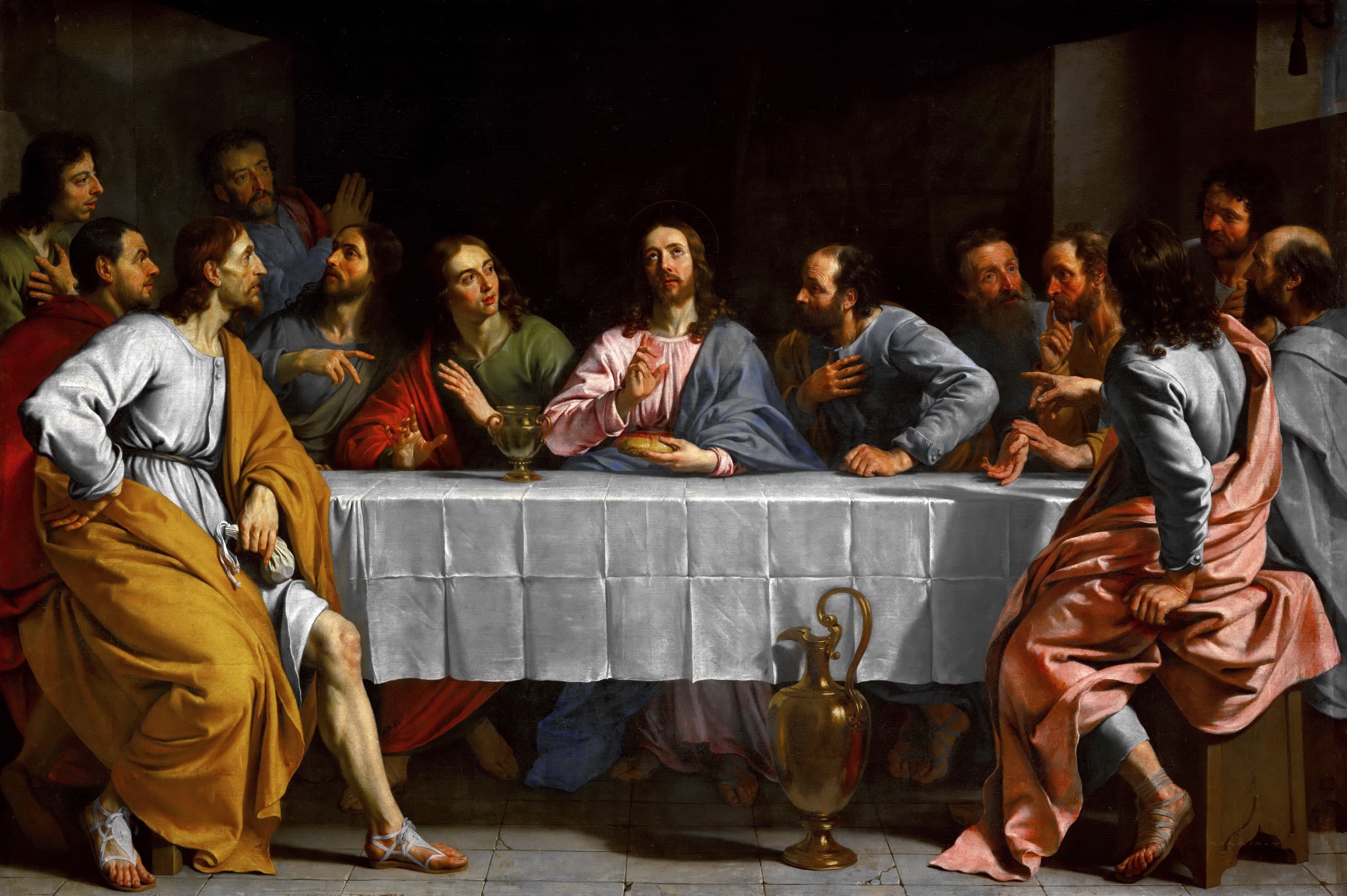 4K, Philippe de Champaigne, The Last Supper, Pictorial art Gallery HD Wallpaper
